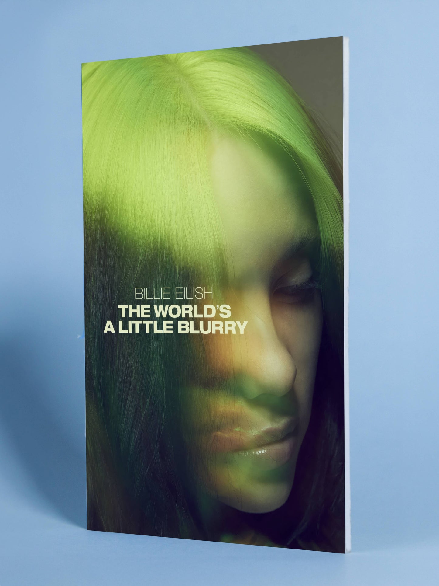 Billie Eilish Neon Green Signature Poster