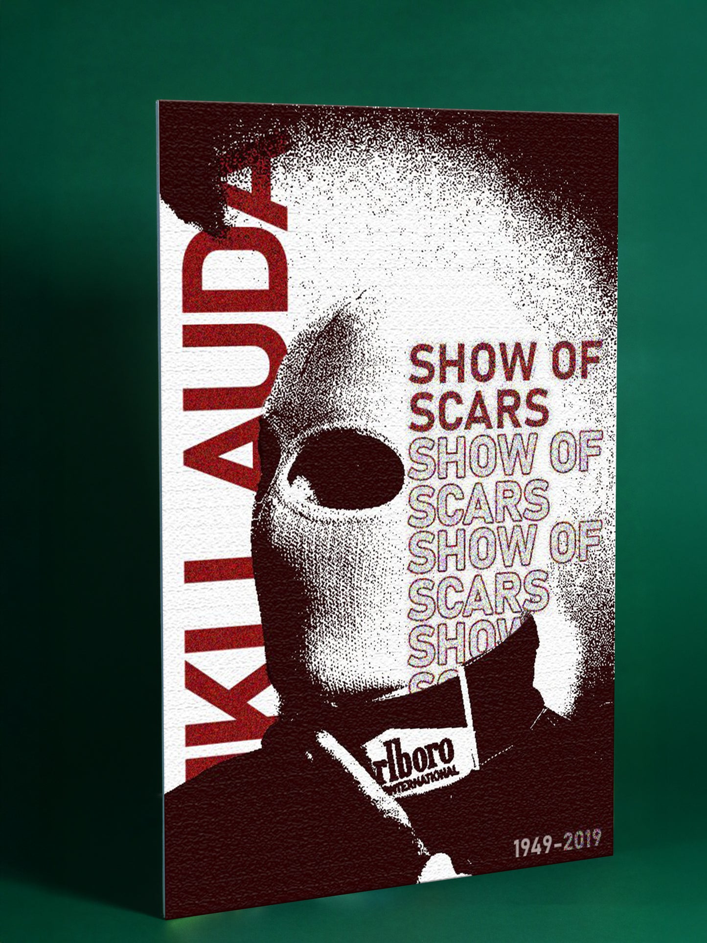 Niki Lauda – Show of Scars Vintage Poster