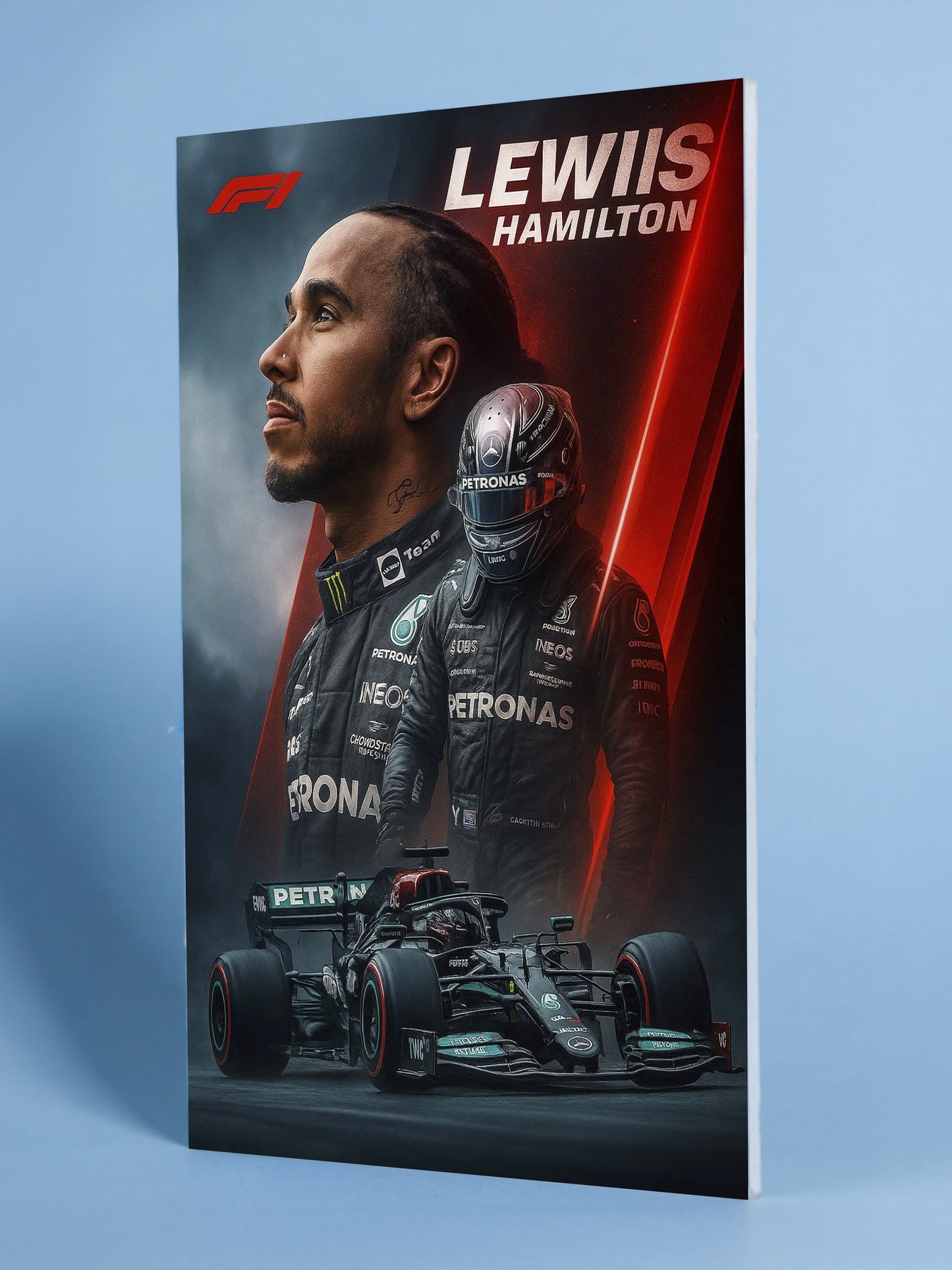 Lewis Hamilton – F1 Dual Portrait Poster