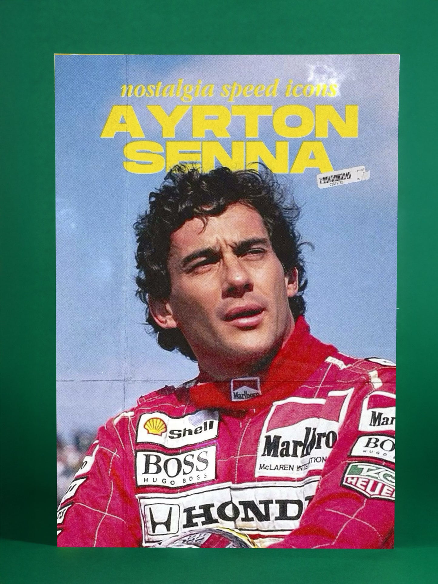 Ayrton Senna – Nostalgia Speed Icons Portrait Poster
