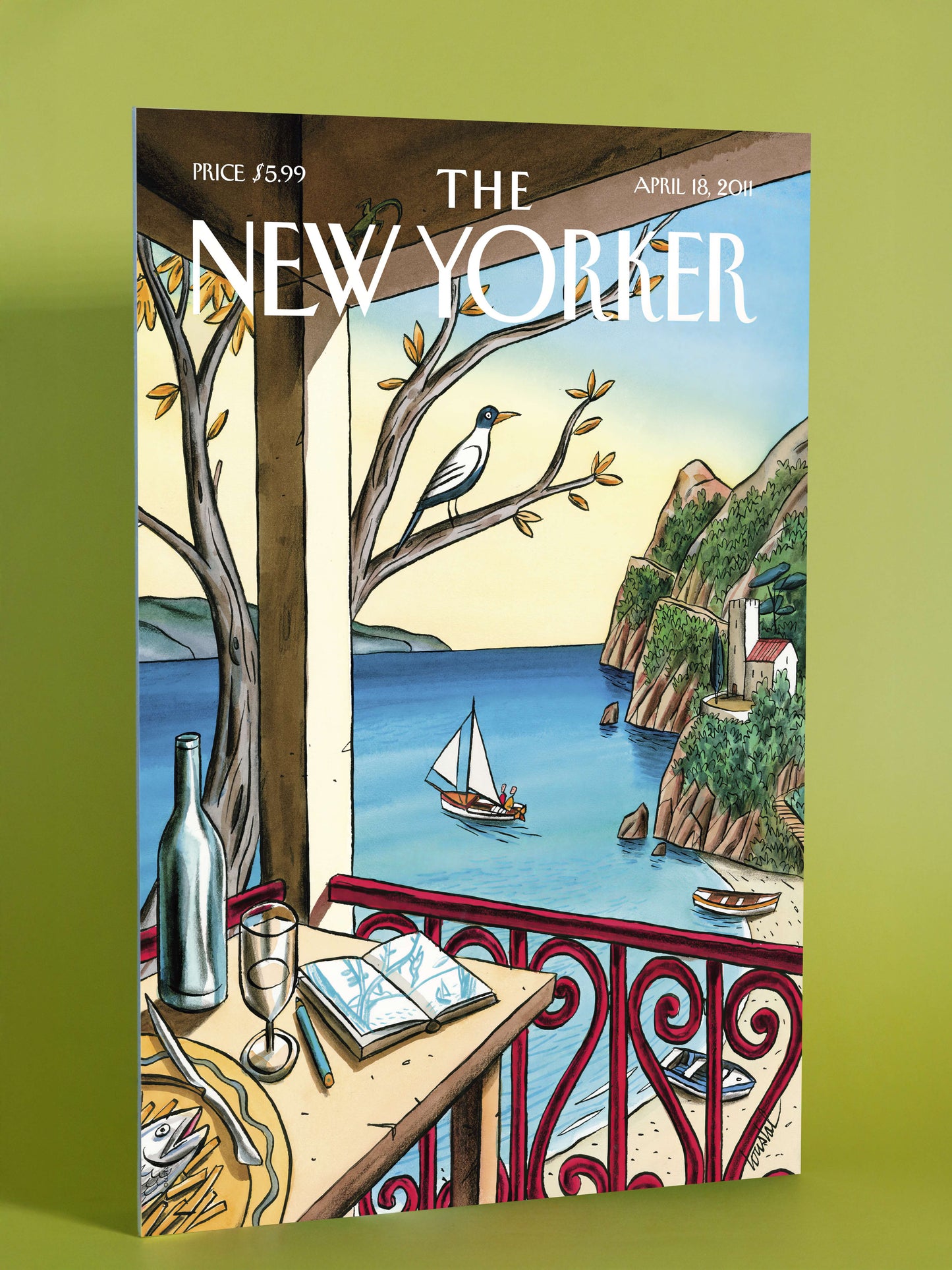 Beach Fence Quartet - New Yorker Cover (July 11 & 18, 2011)