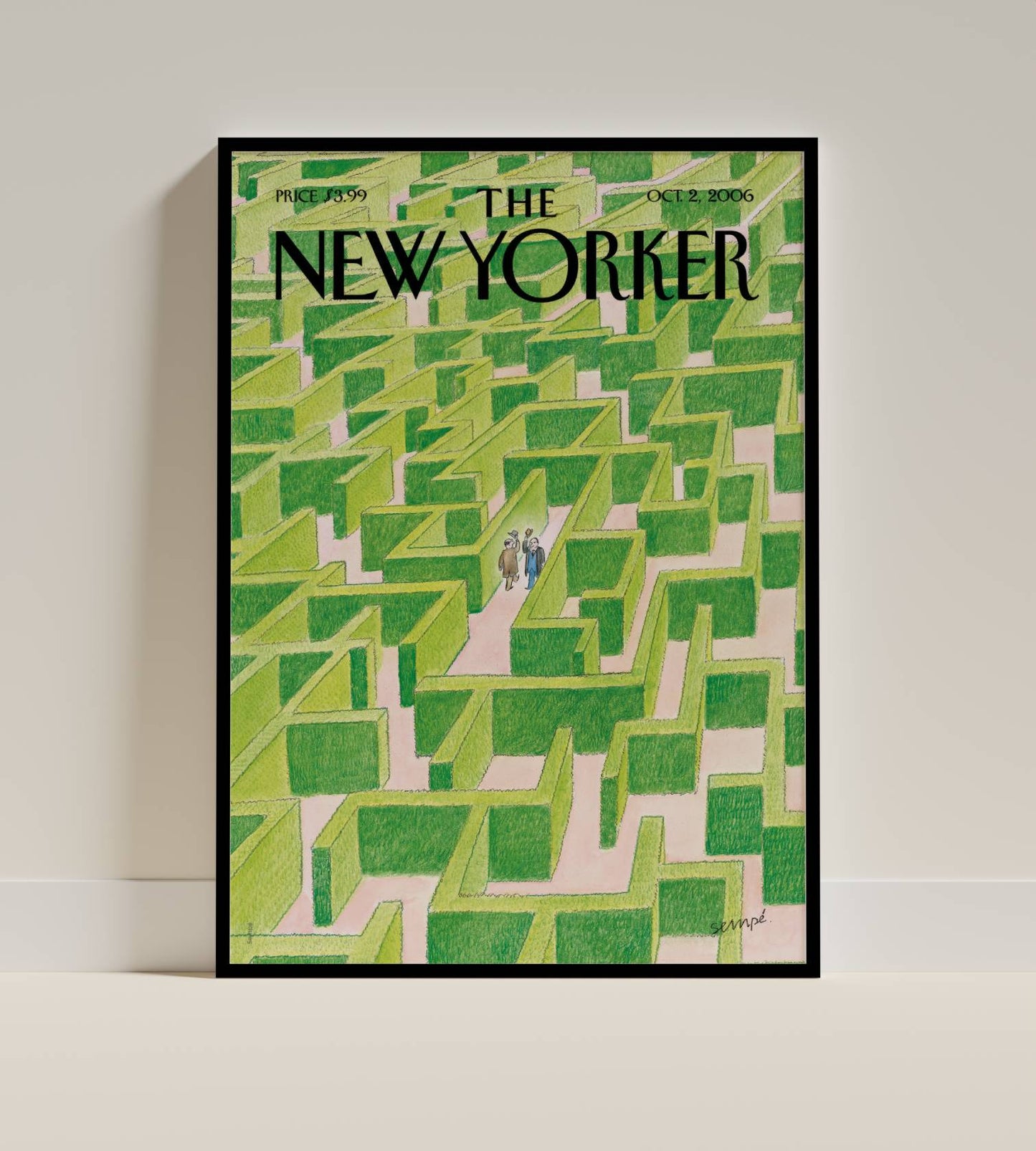 Maze Mystery: The New Yorker Cover (October 2, 2006)
