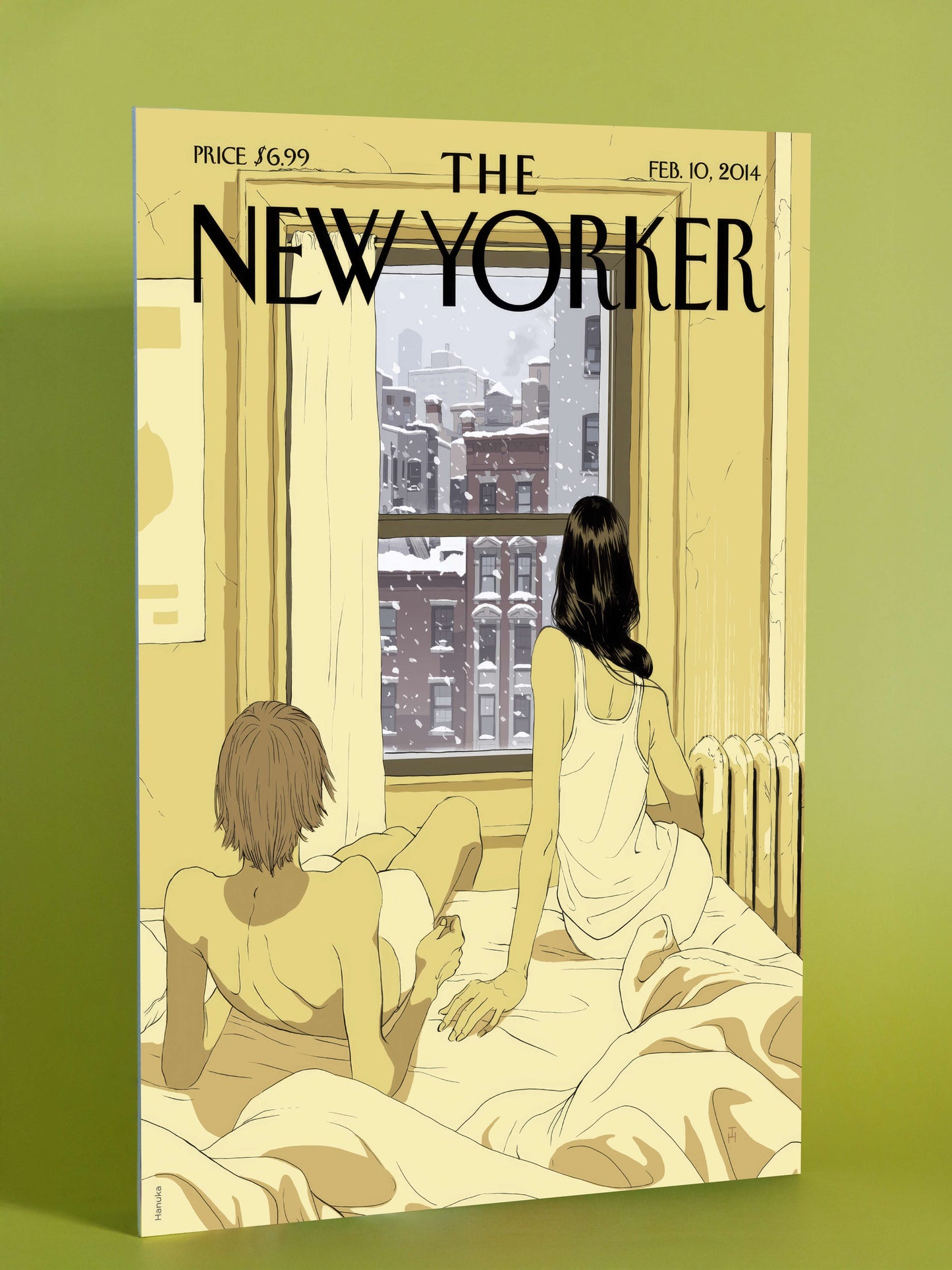 The New Yorker Magazine Cover Poster – “Winter Morning” (Feb 10, 2014)