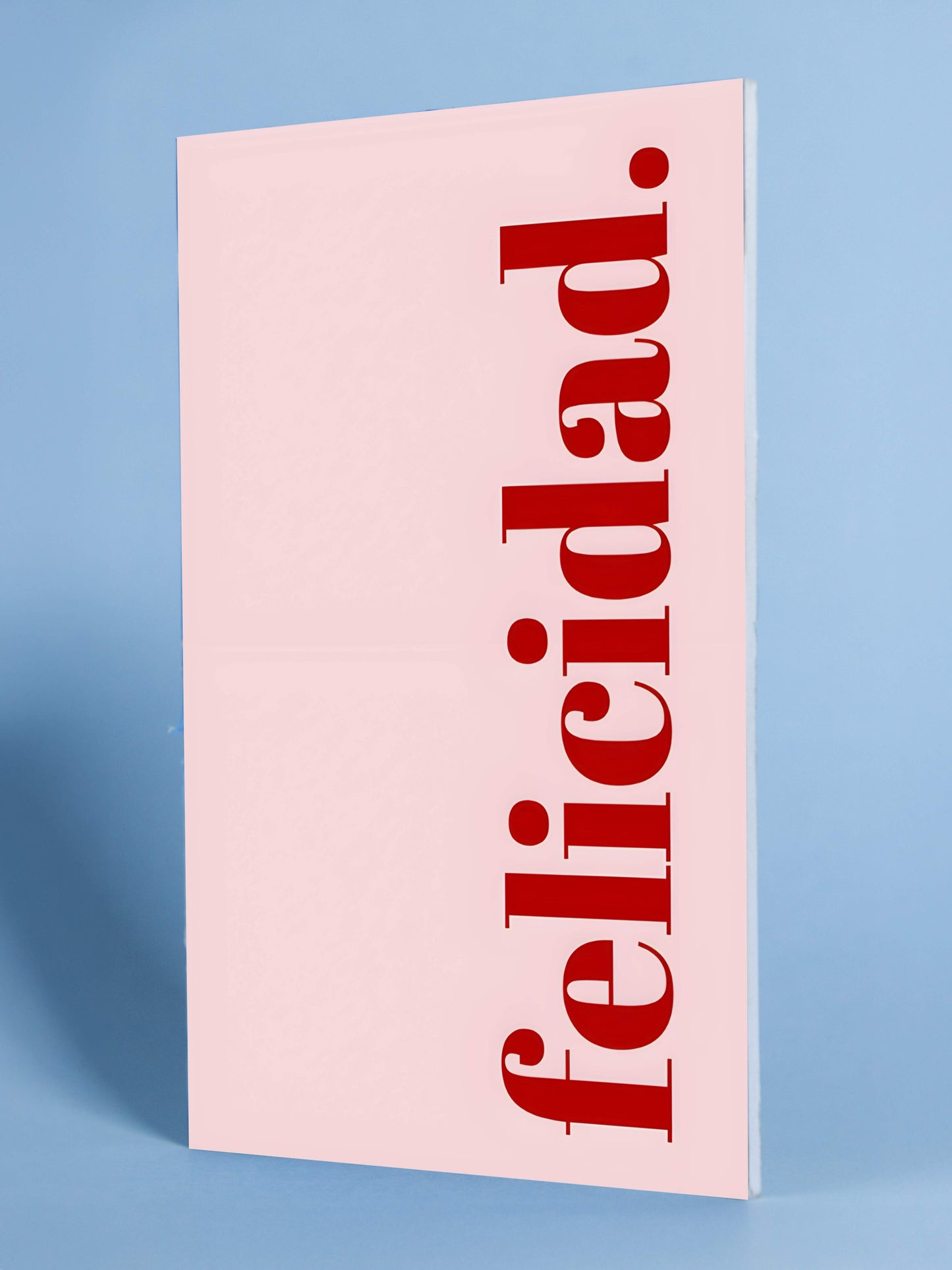 Felicidad Vertical Spanish Poster