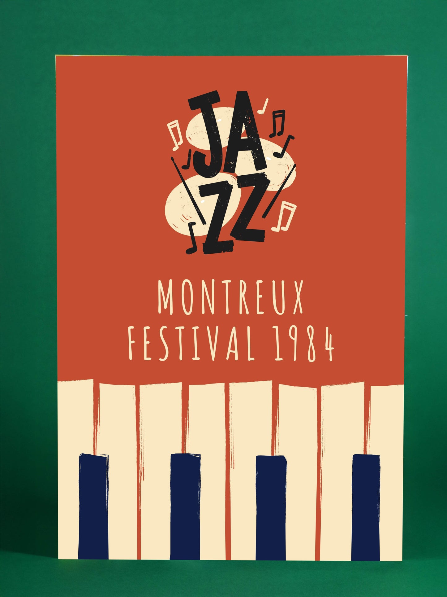 Montreux Jazz Festival 1984 Vintage Poster