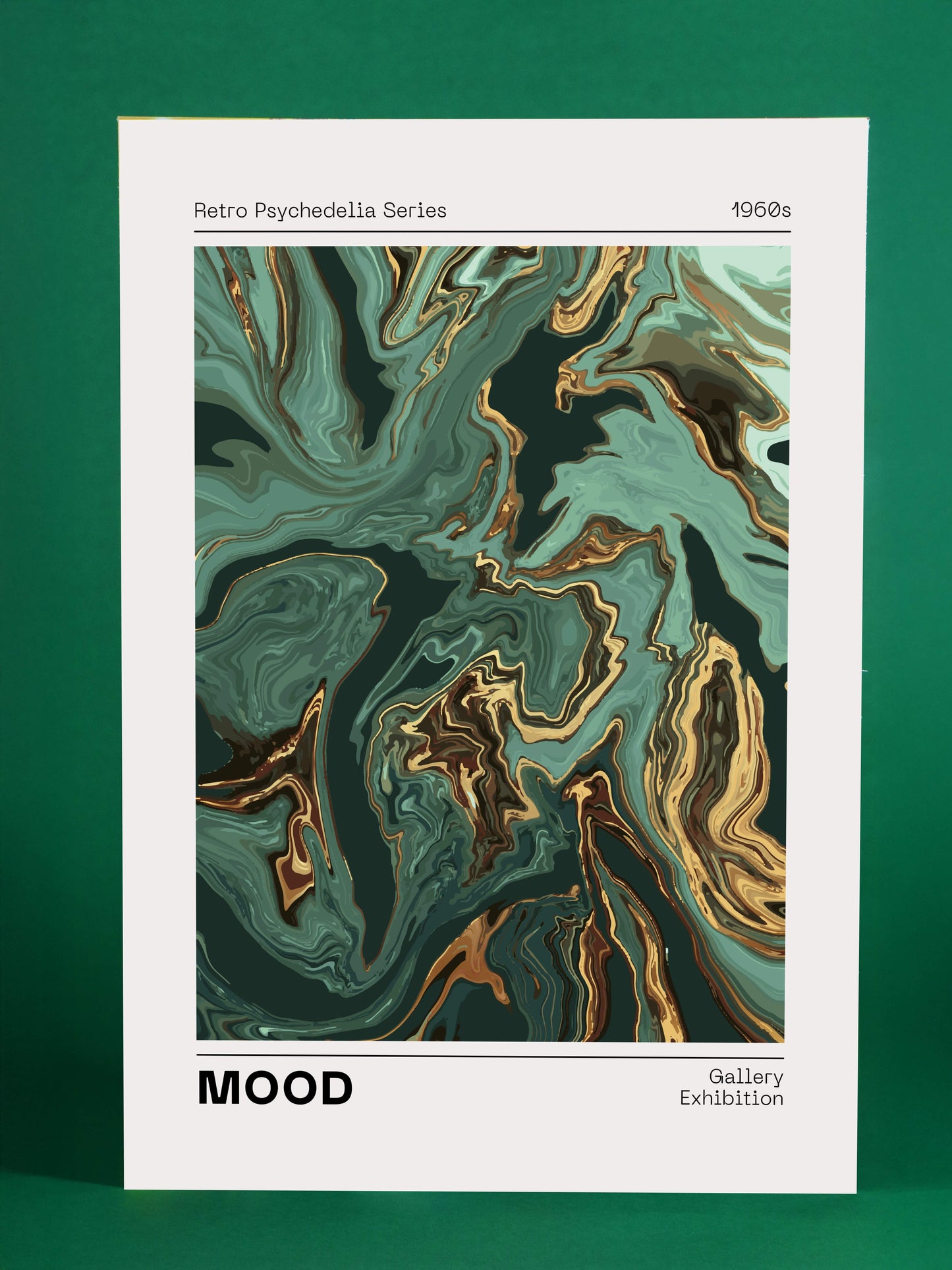 Retro Psychedelia Mood Art Poster