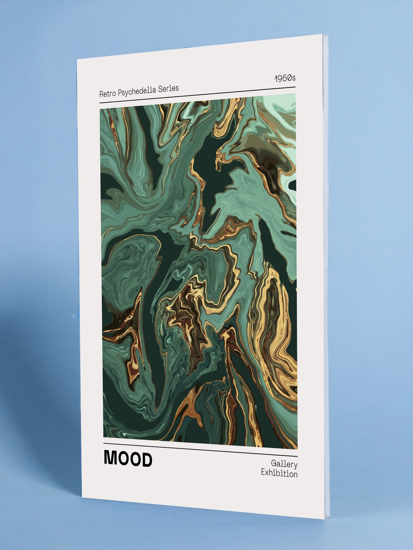 Retro Psychedelia Mood Art Poster