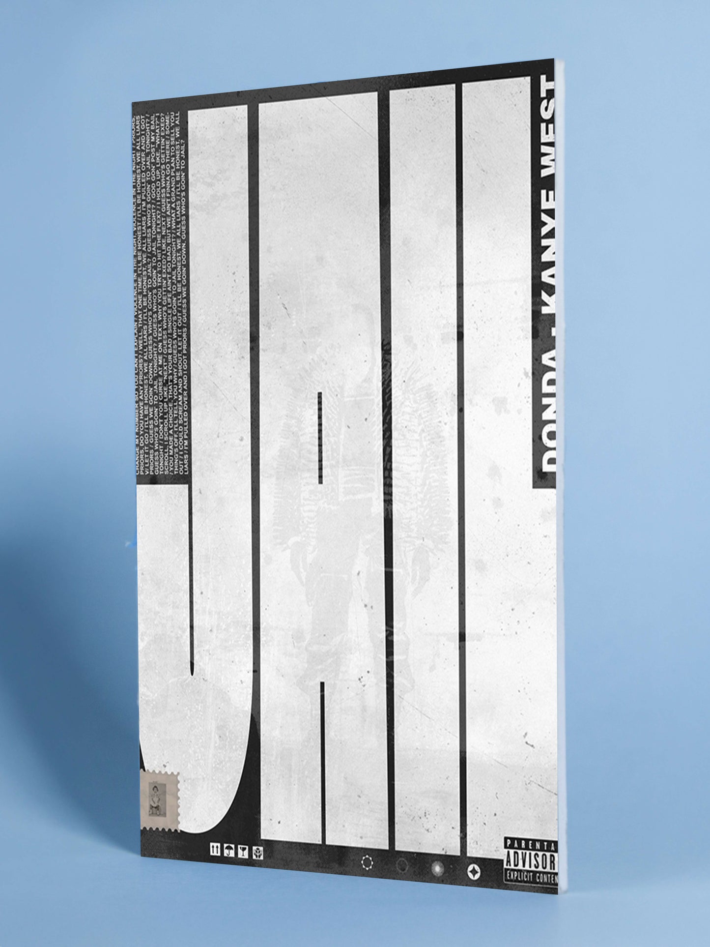 Kanye West “Jail” Donda Poster – Minimalist Rap Art Print