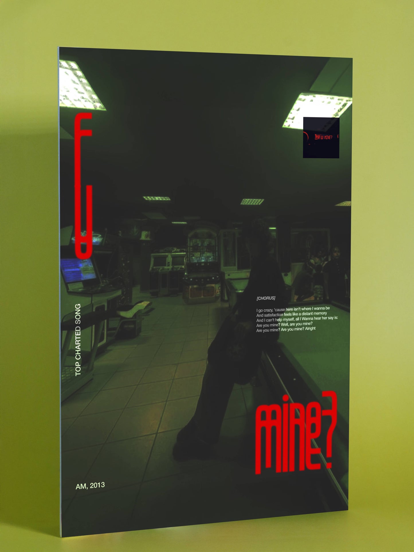 Arctic Monkeys – Do I Wanna Know? Minimalist Poster (AM, 2013)