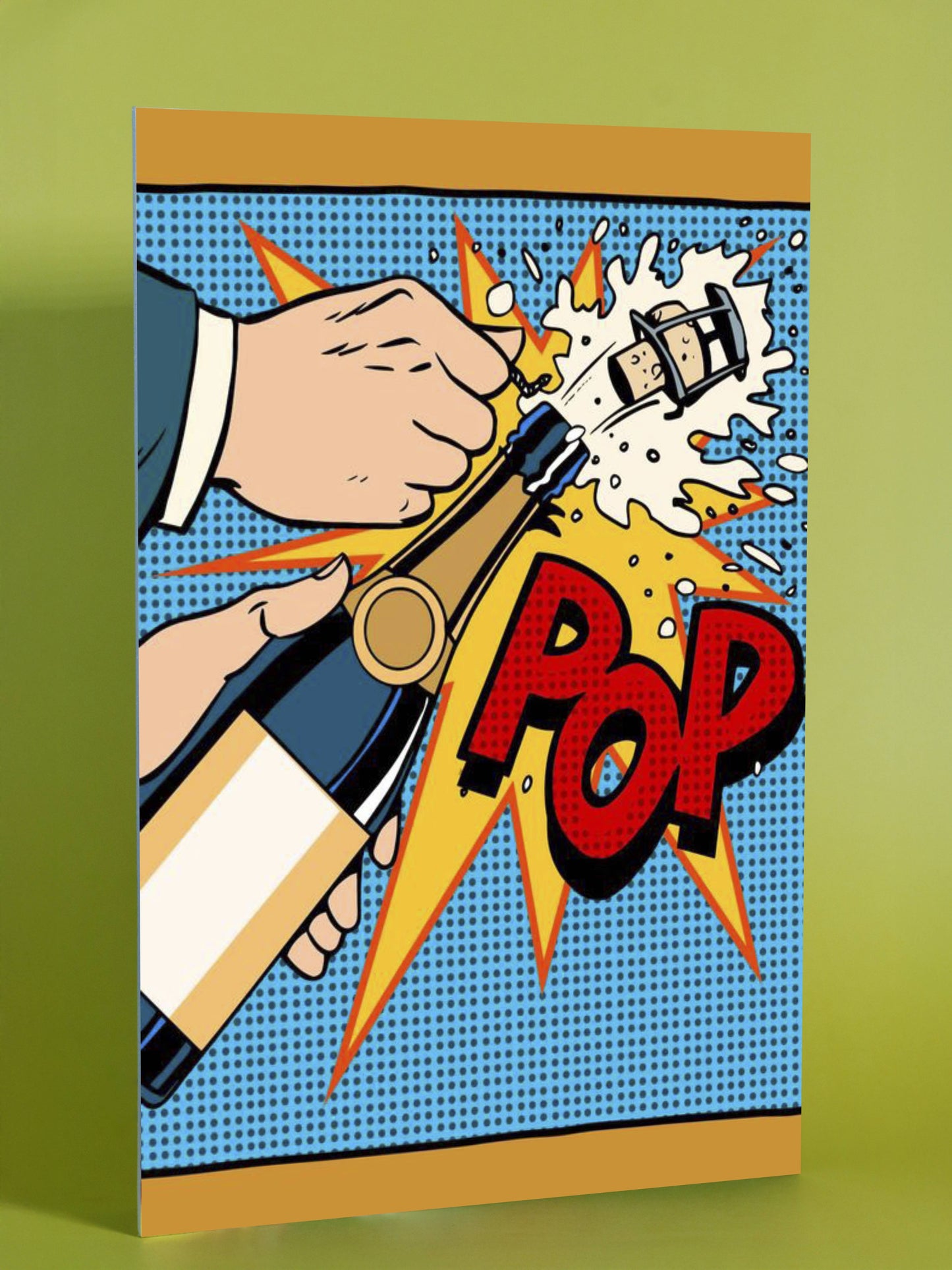 Pop Art Champagne Celebration