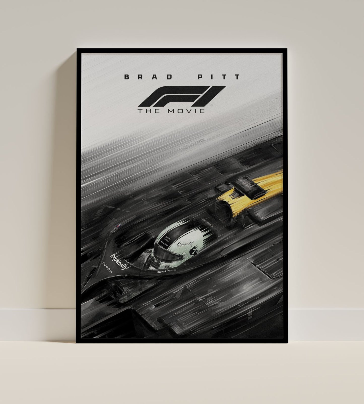 Brad Pitt F1 The Movie Official Poster