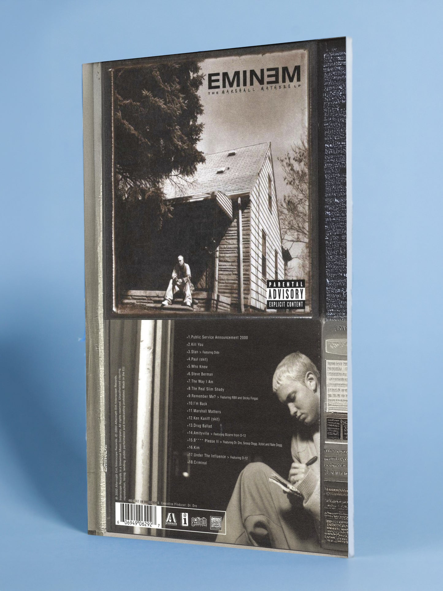 Eminem – The Marshall Mathers LP Back Cover Poster