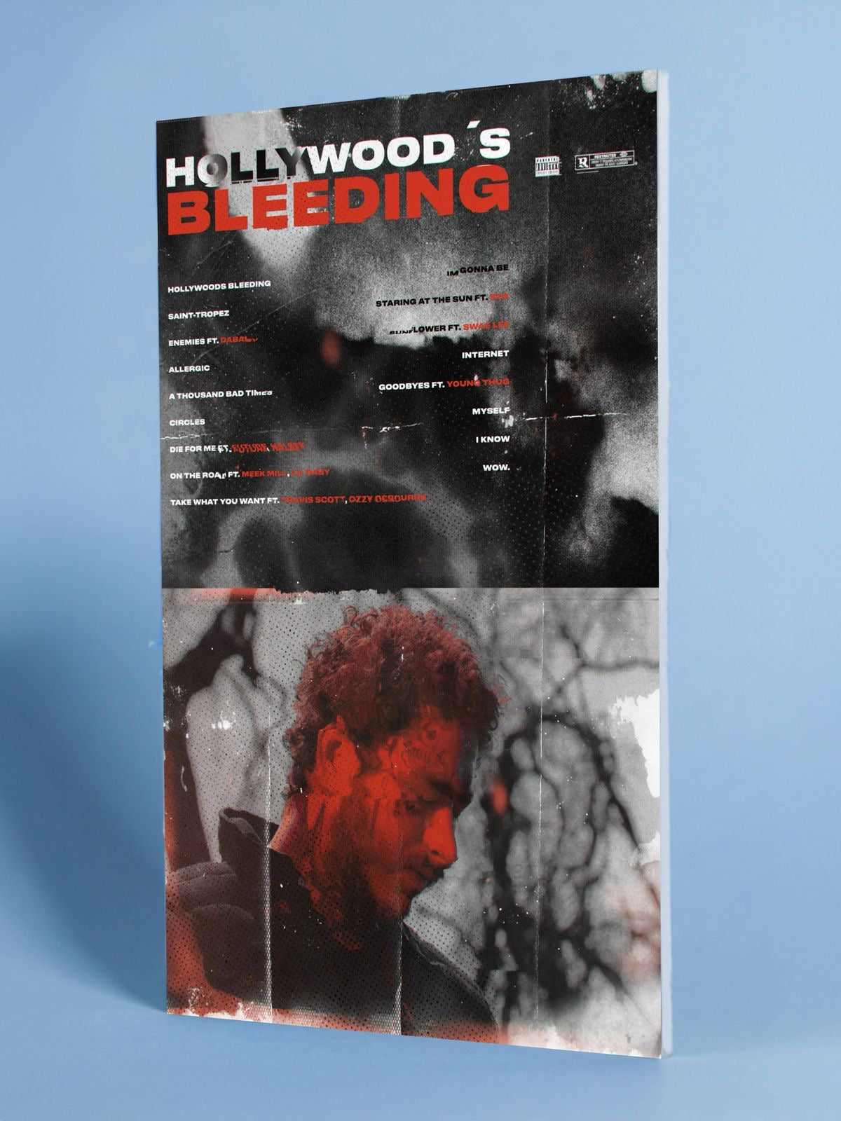 Hollywood’s Bleeding Album Poster