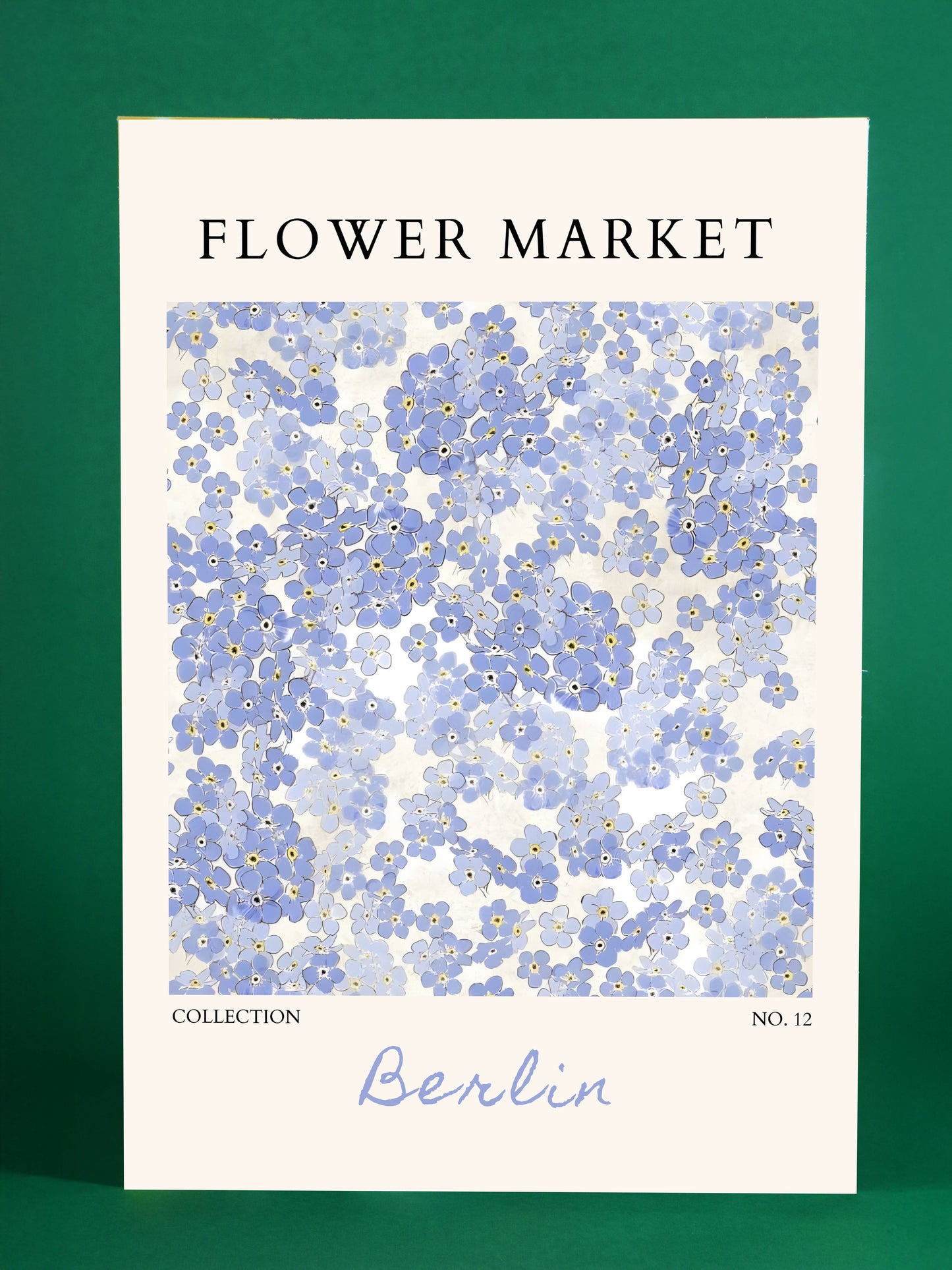 Berlin Flower Market Poster