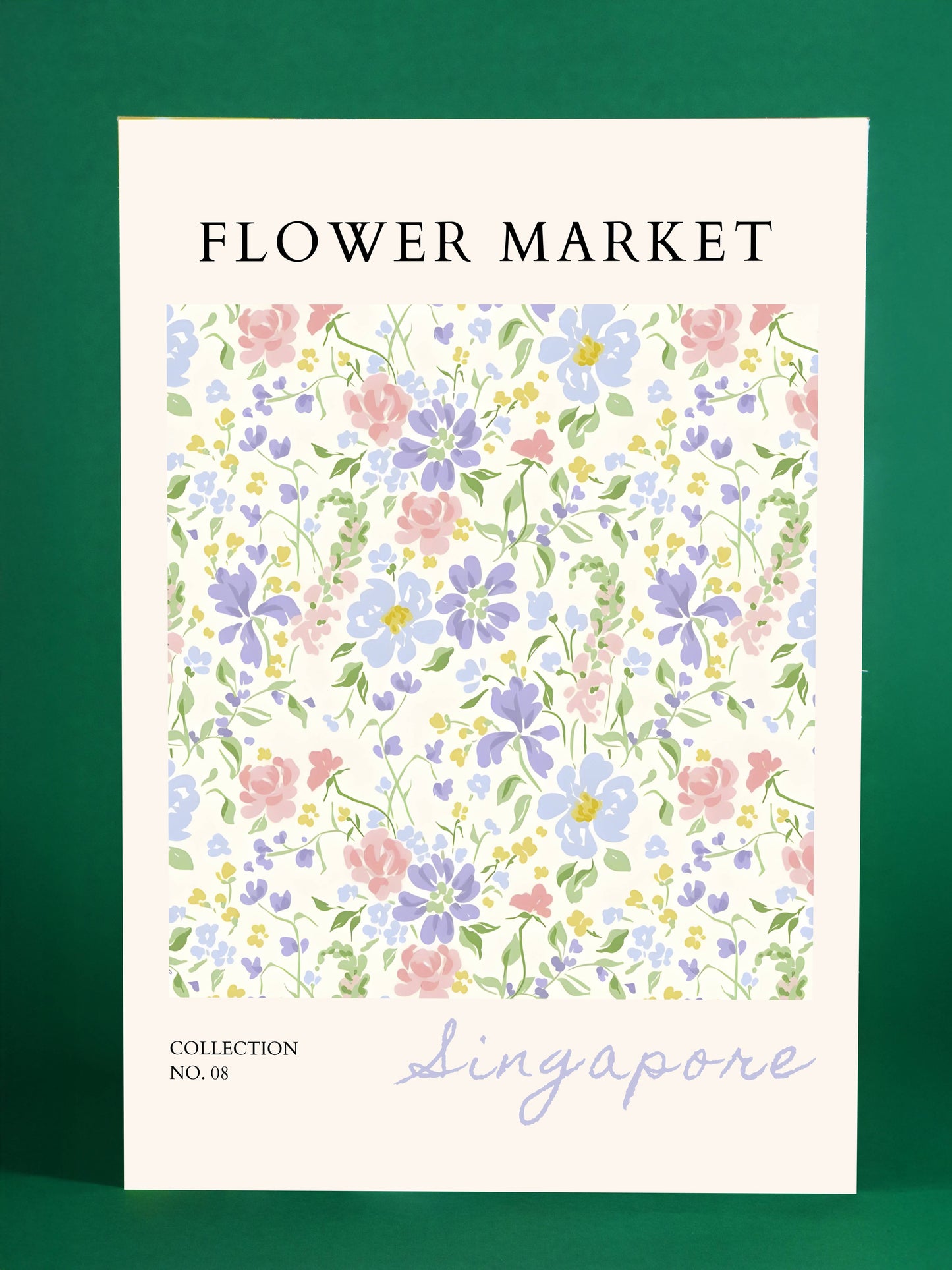 Singapore Flower Market Pastel Floral