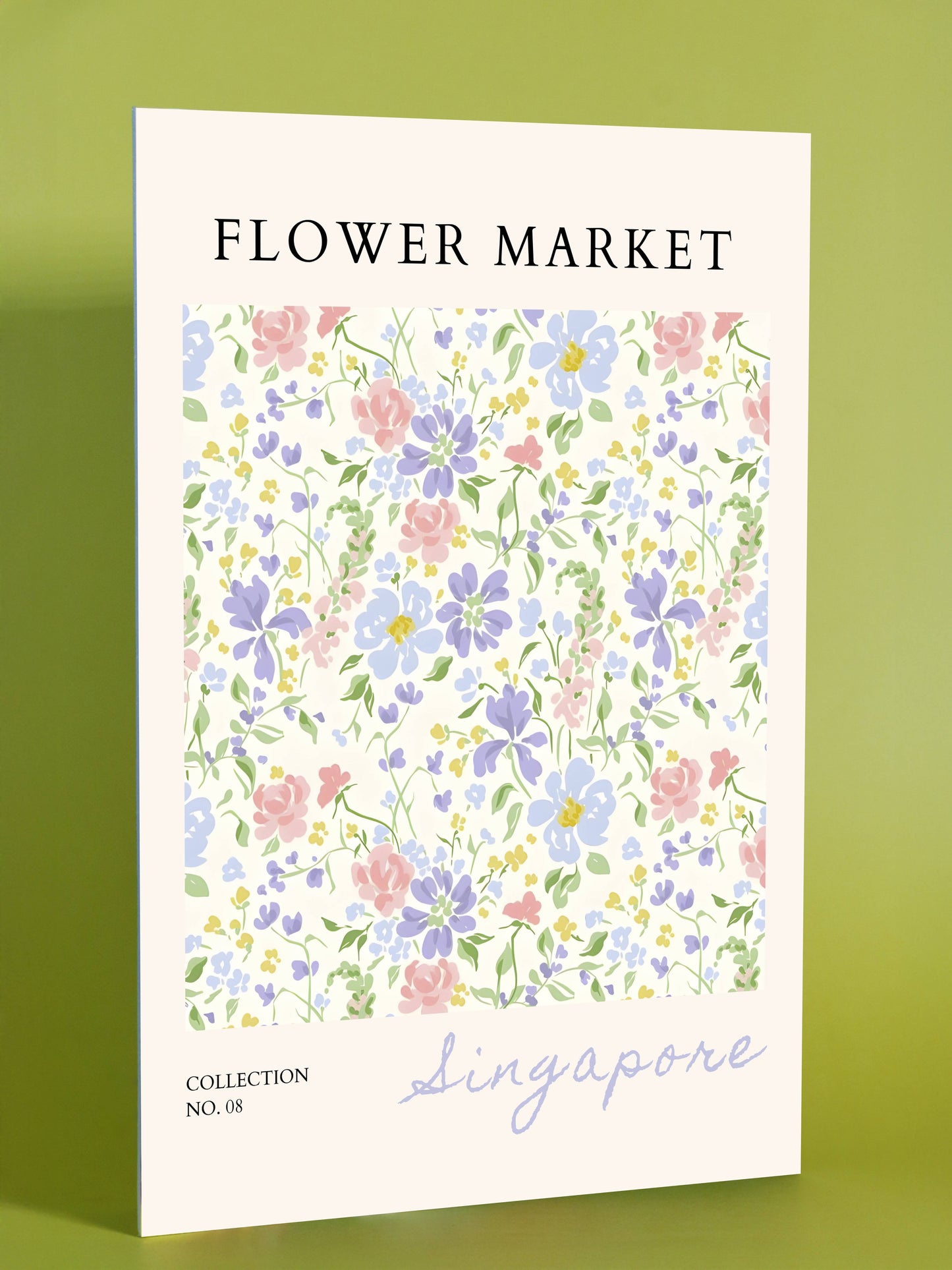 Singapore Flower Market Pastel Floral