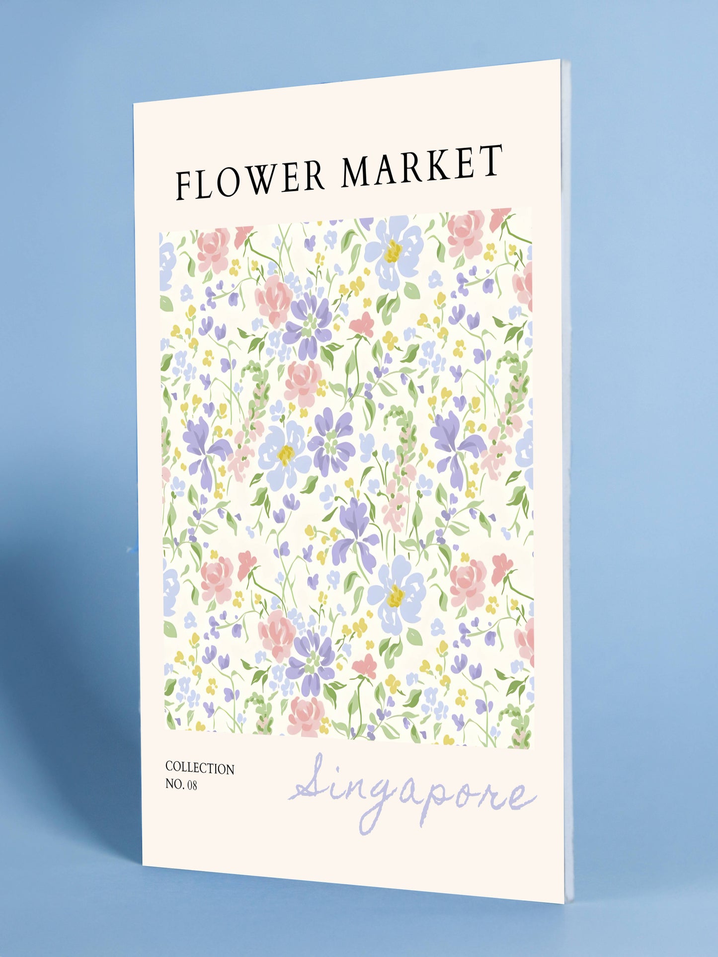 Singapore Flower Market Pastel Floral