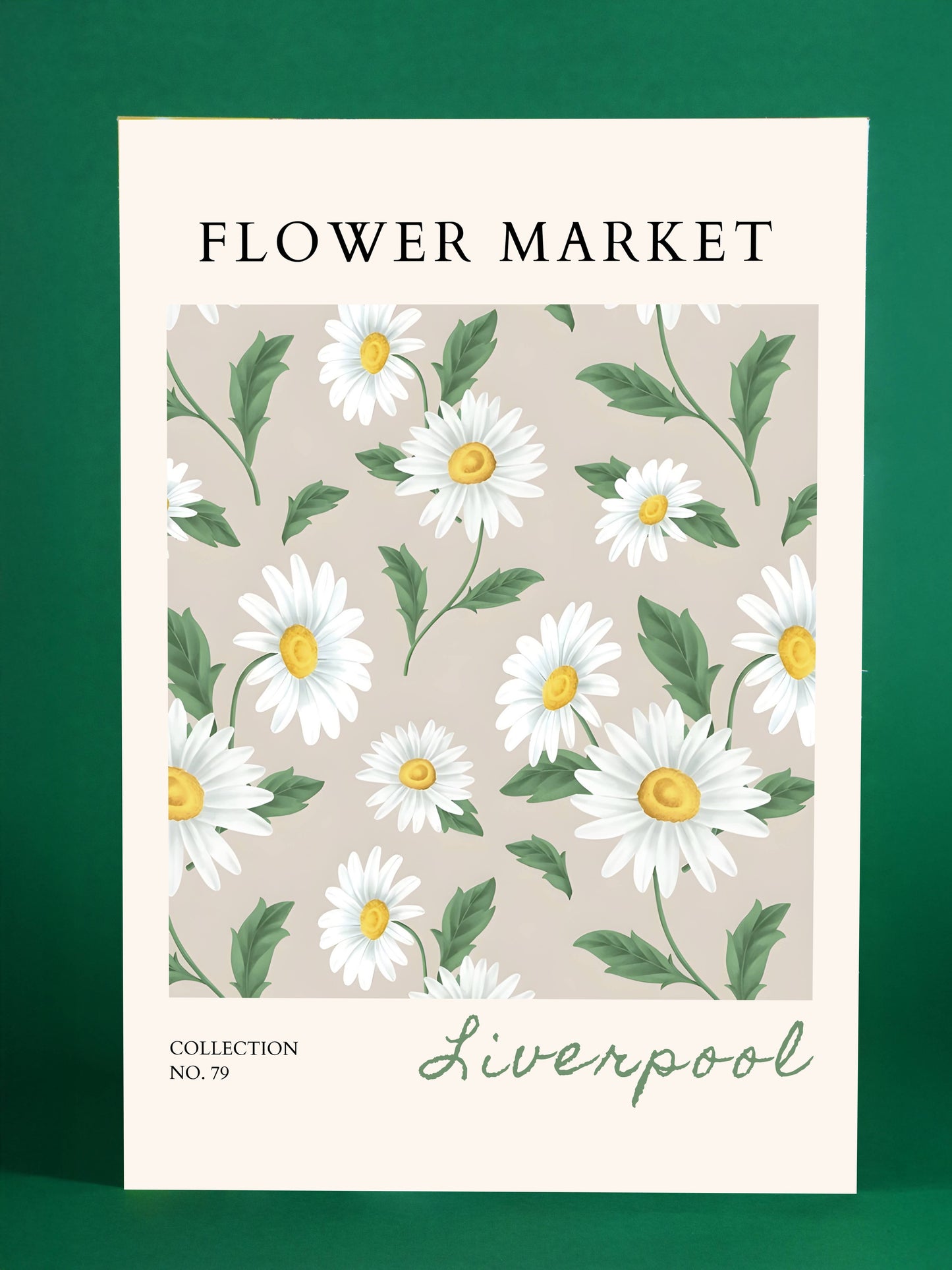 Liverpool Daisy Flower Market Art