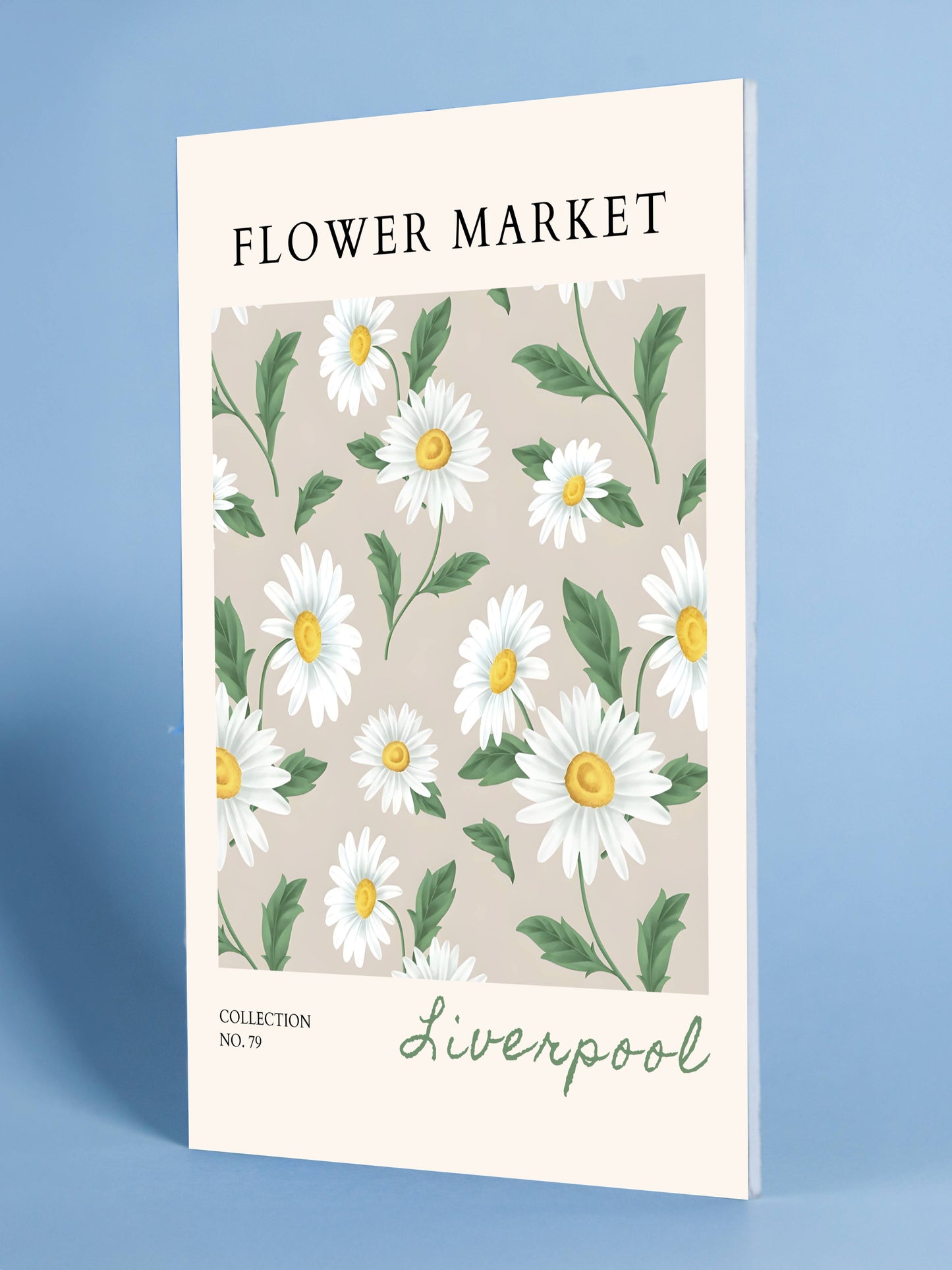 Liverpool Daisy Flower Market Art