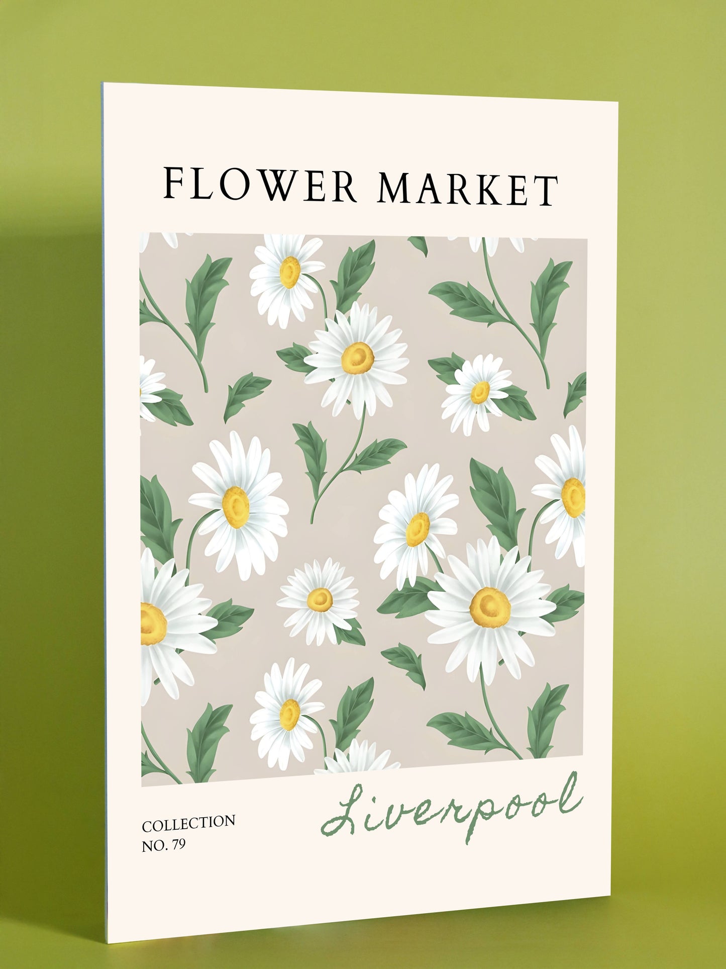 Liverpool Daisy Flower Market Art