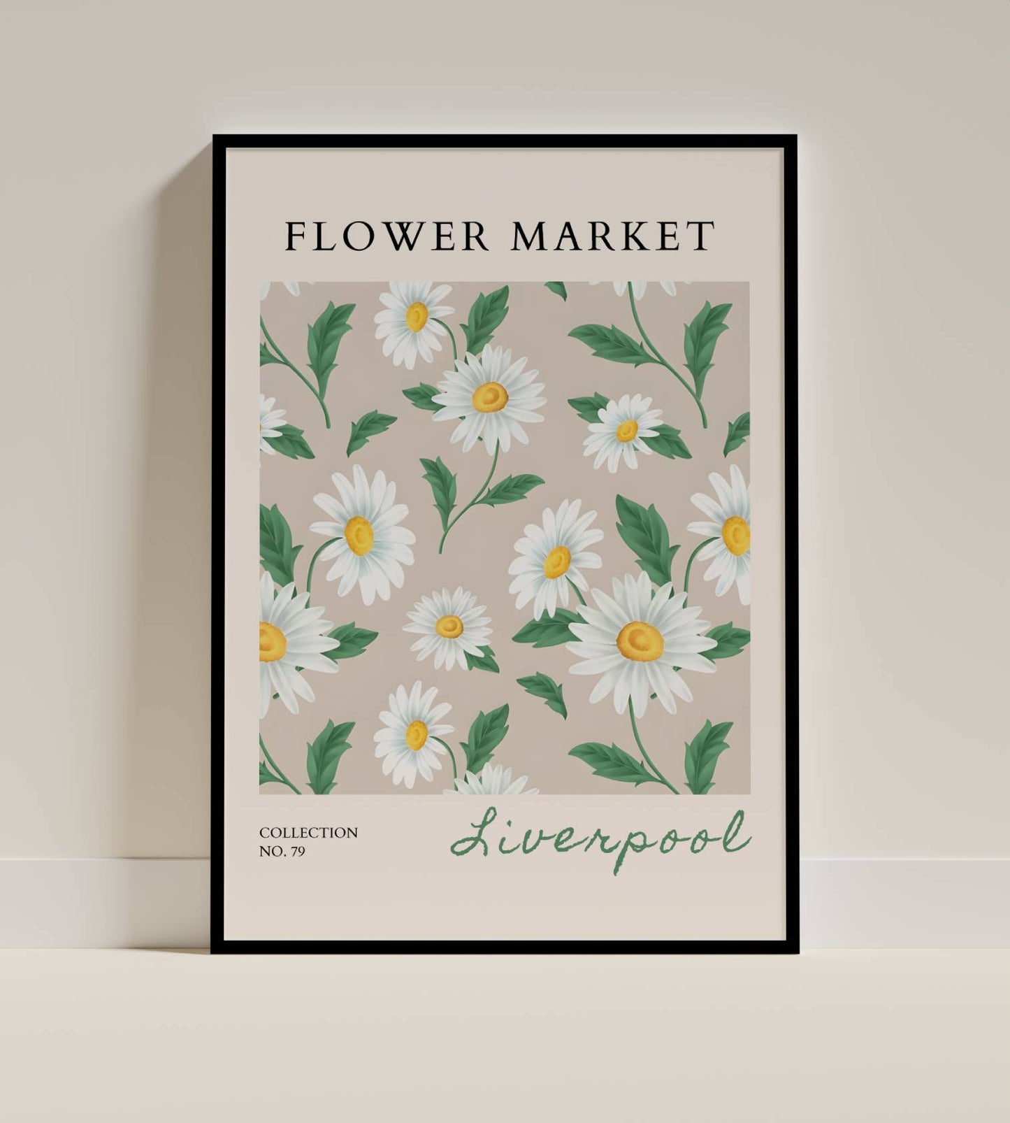 Liverpool Daisy Flower Market Art