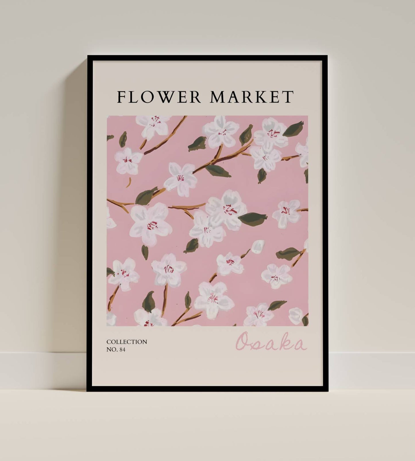 Osaka Flower Market – Sakura Branches Art