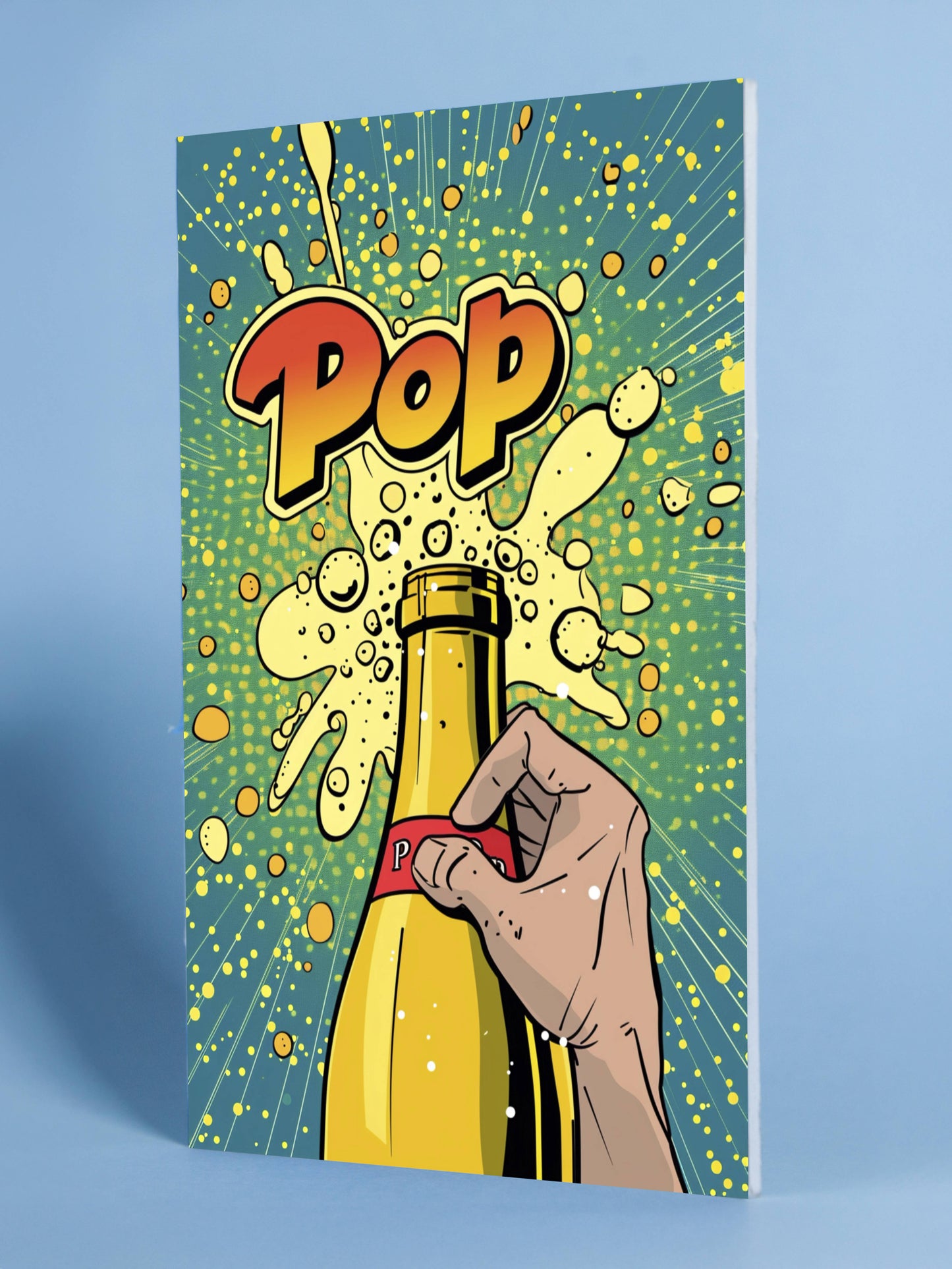 Pop Art Champagne Celebration