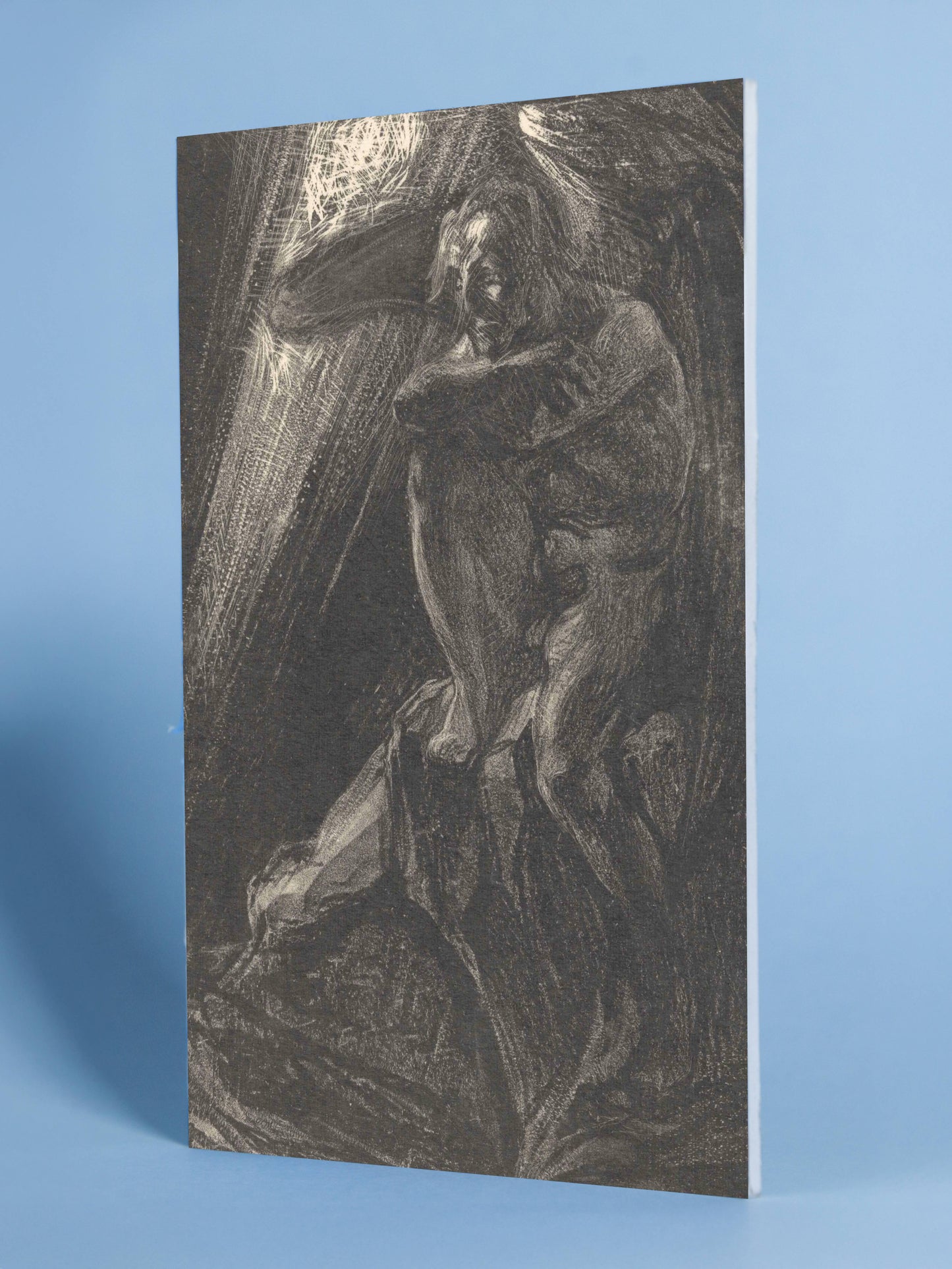 Melancholy Figure in Light Vintage Art