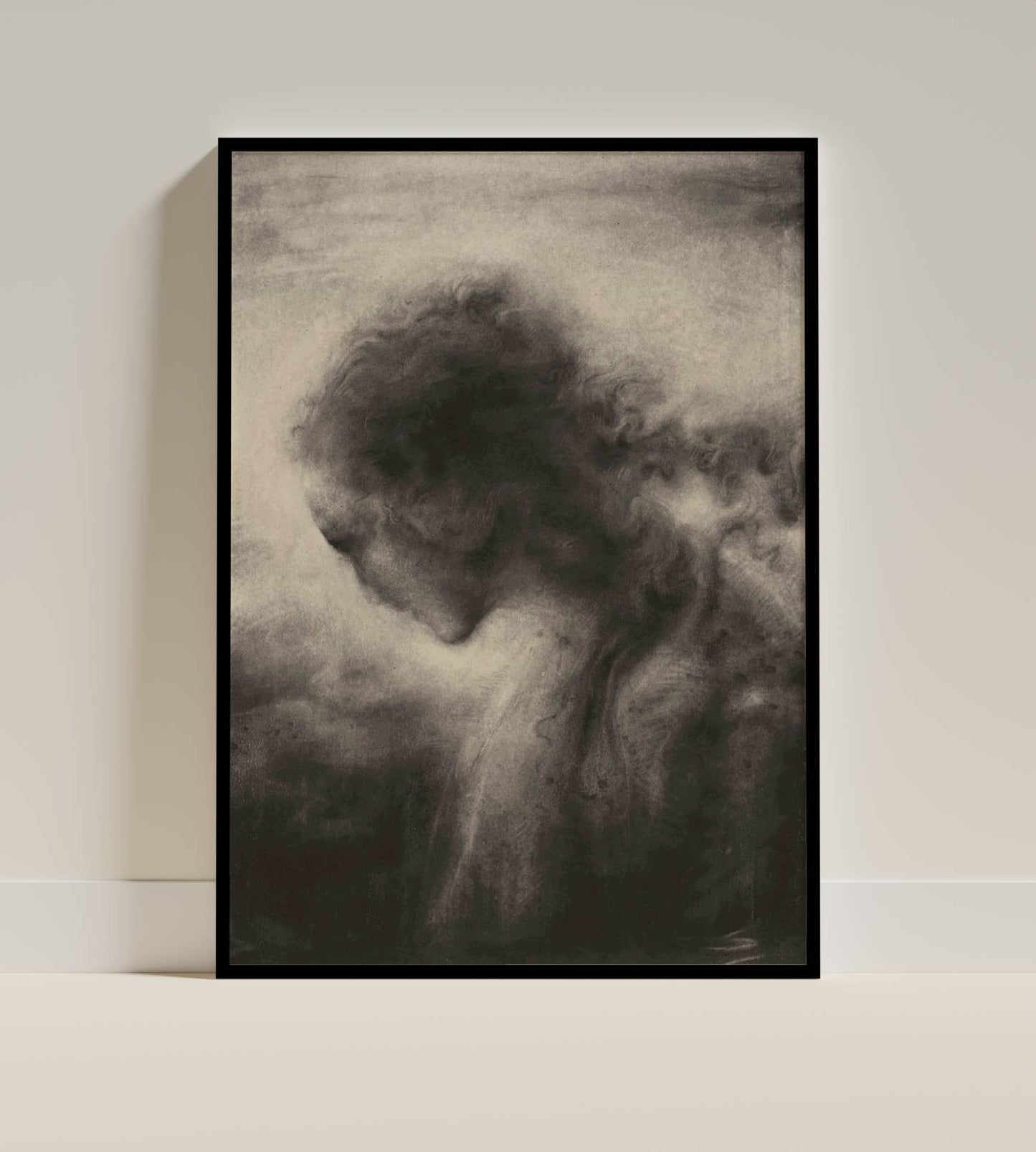 Ethereal Dream - Abstract Misty Portrait Art