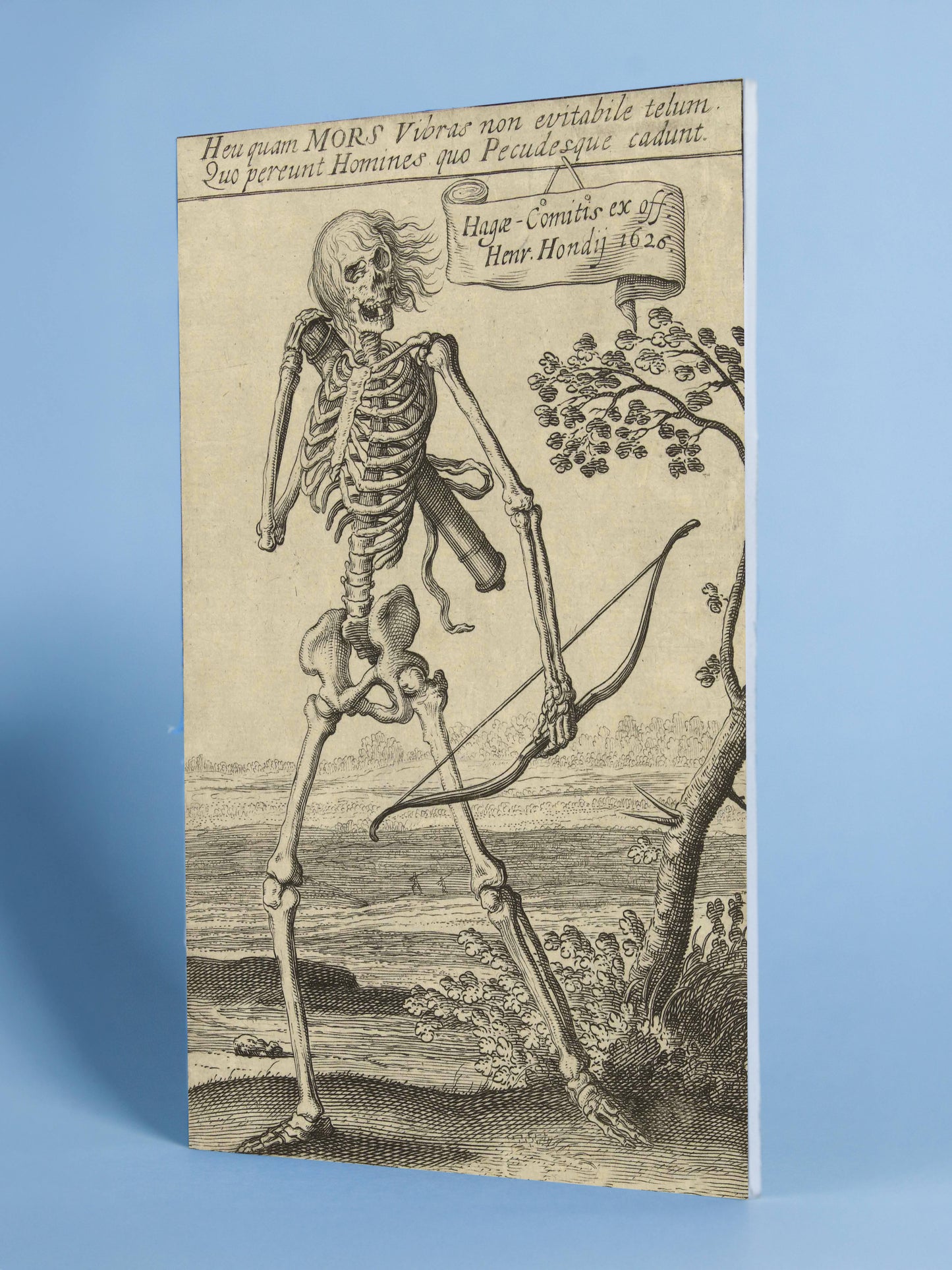 Death with Bow – 17th Century Engraving