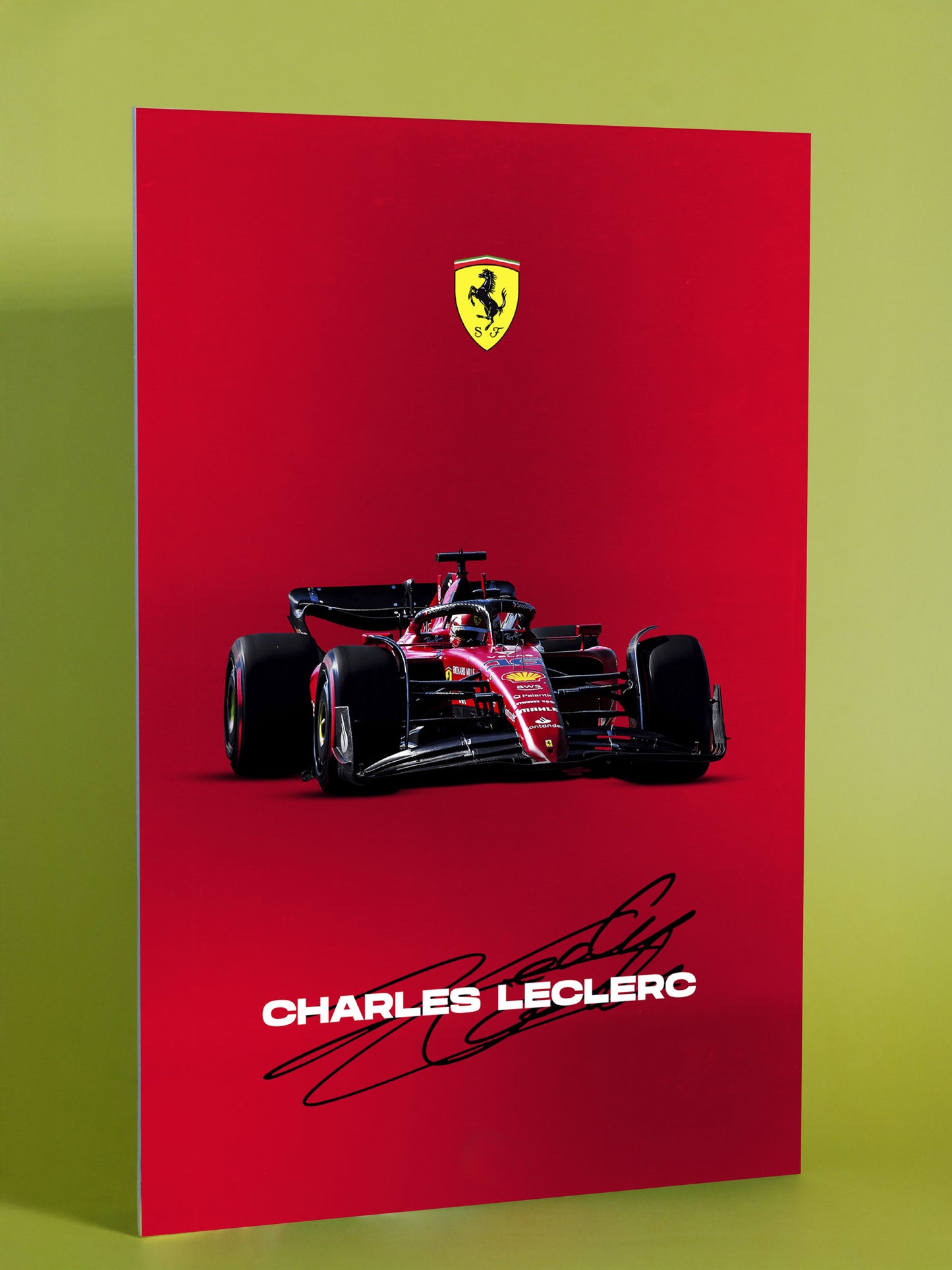 Charles Leclerc Ferrari F1 Poster – Scuderia Edition