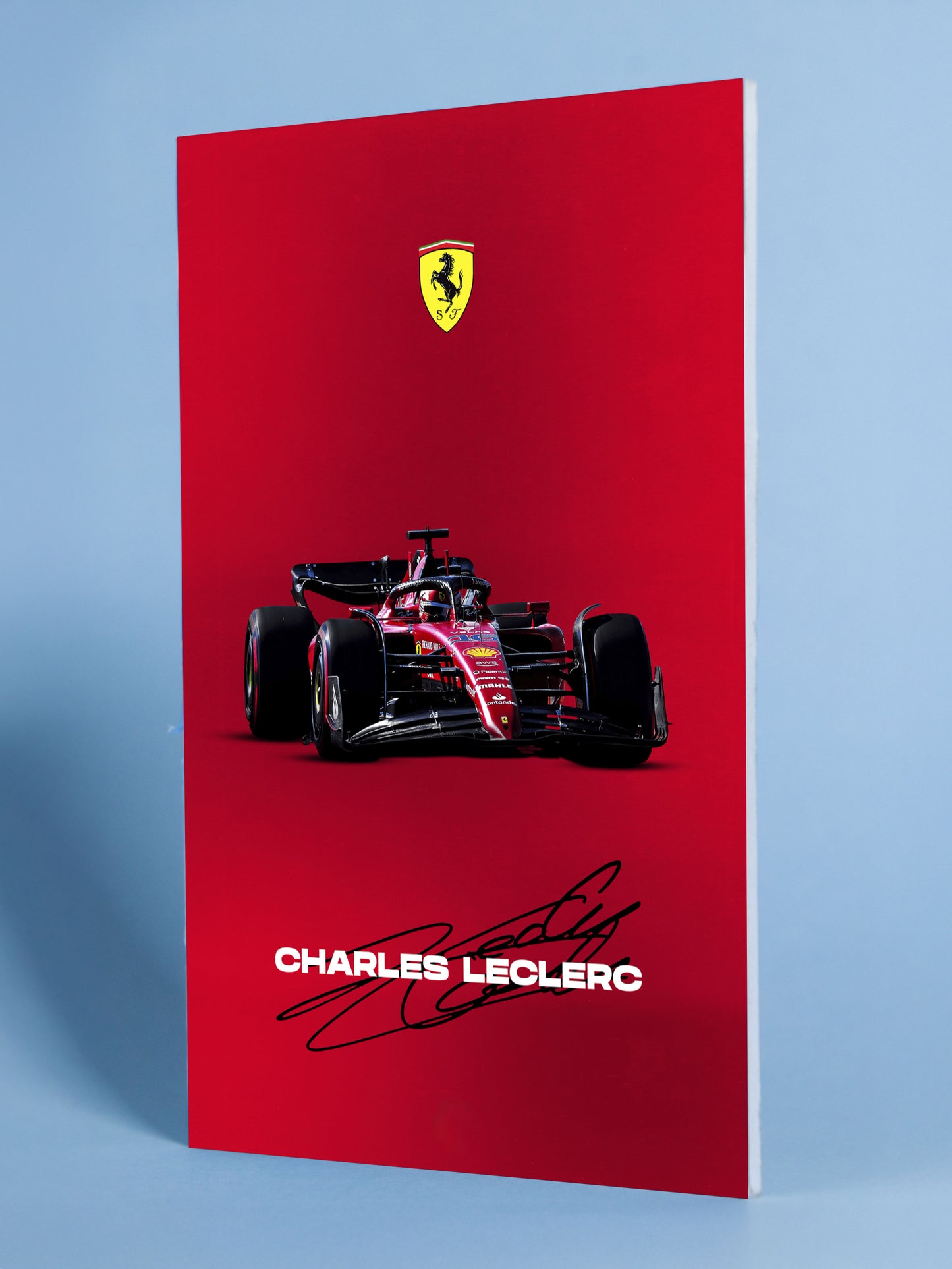 Charles Leclerc Ferrari F1 Poster – Scuderia Edition