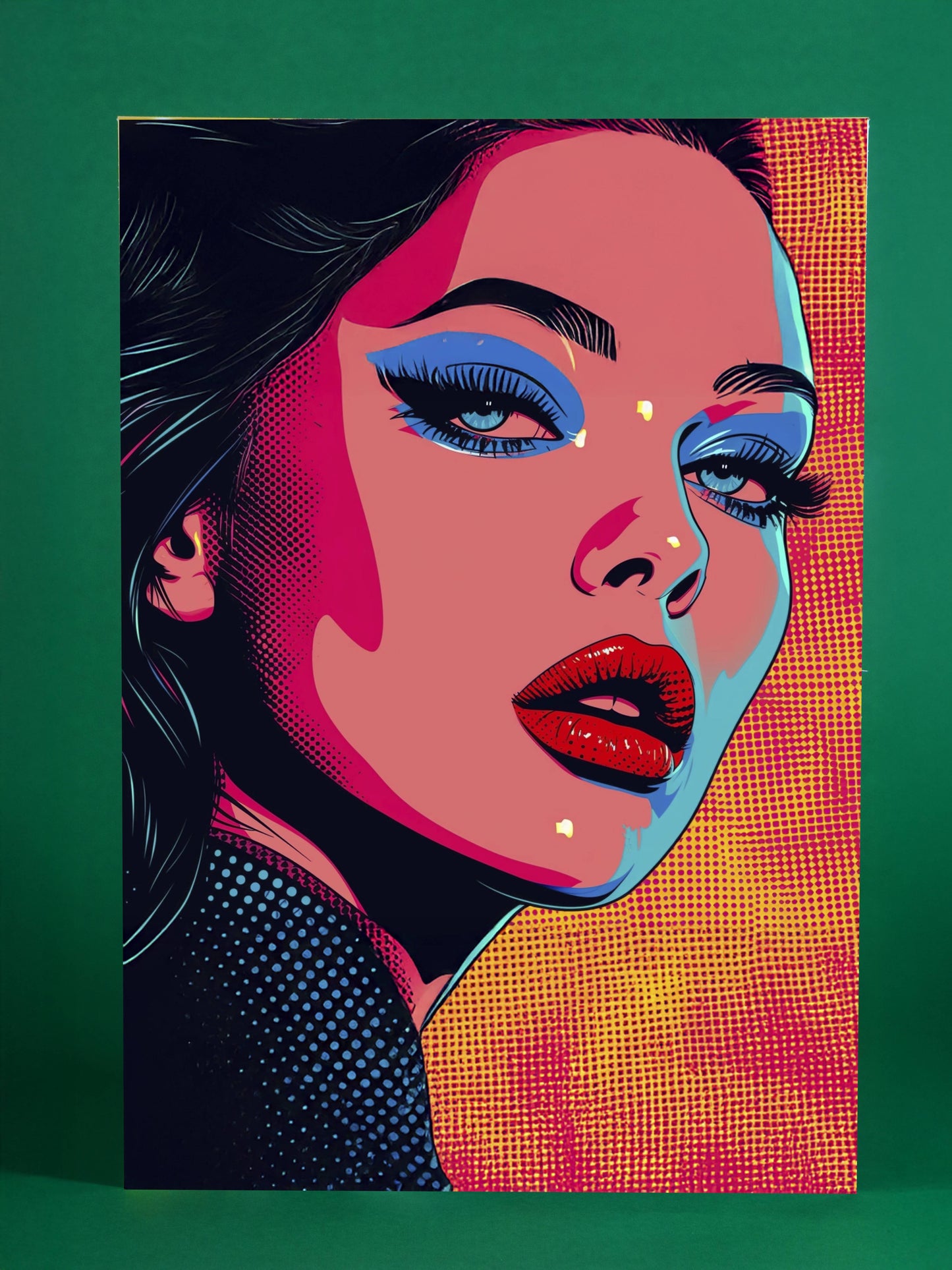 Neon Pop Art Portrait