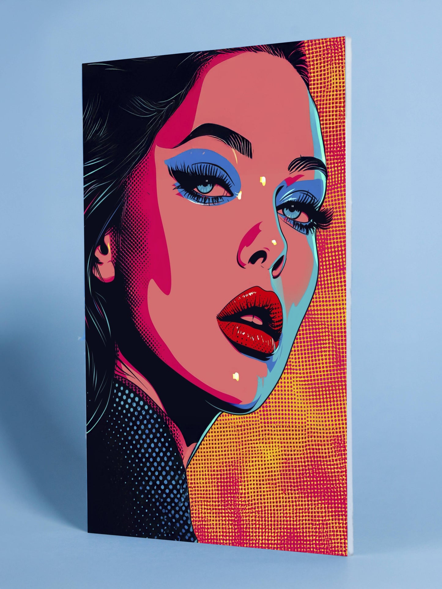 Neon Pop Art Portrait