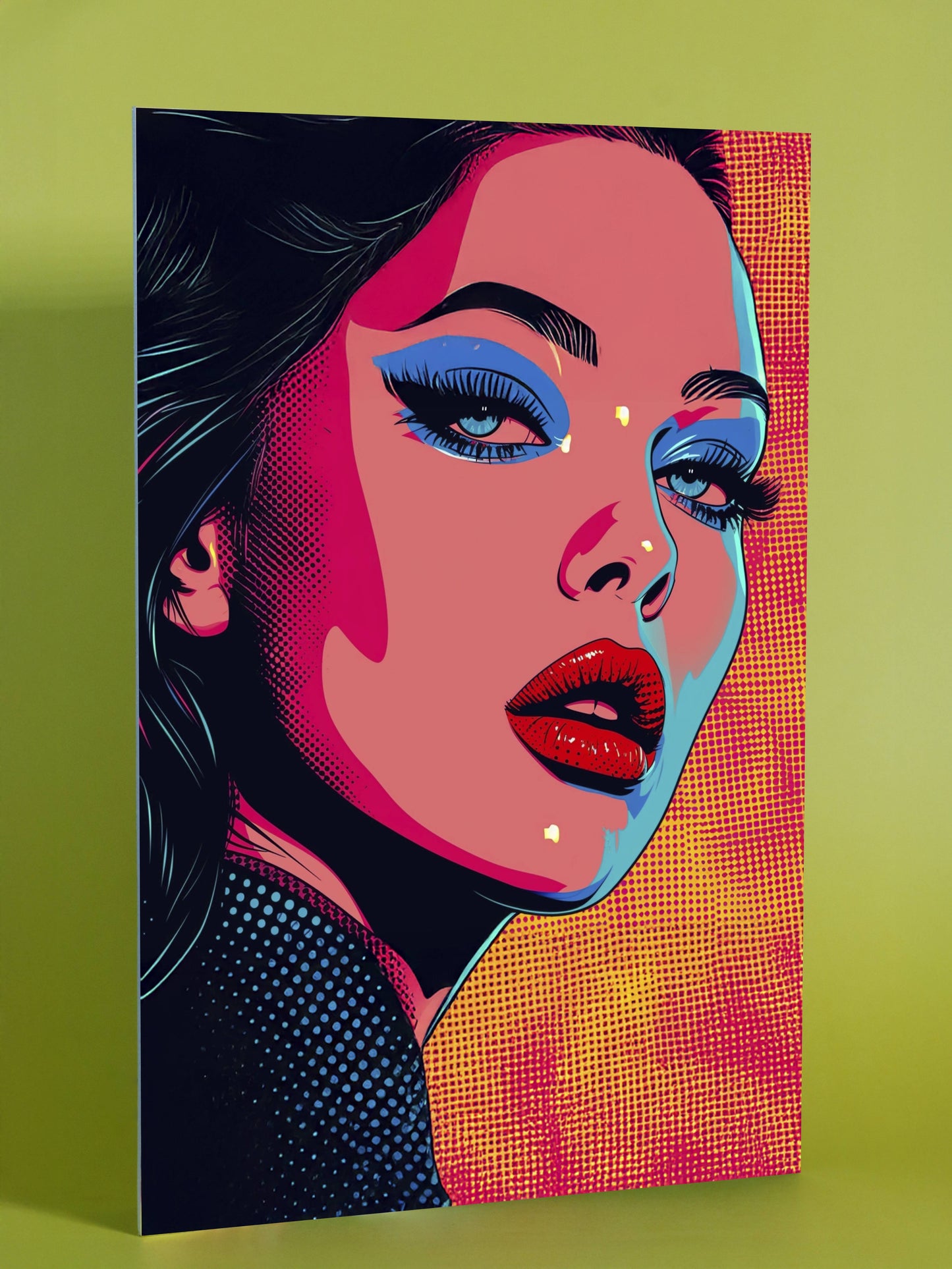 Neon Pop Art Portrait