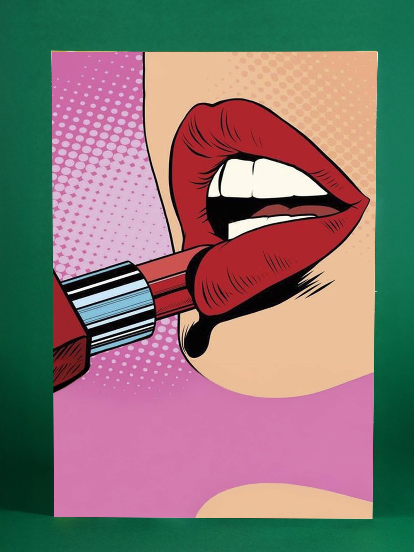 Pop Art Red Lipstick