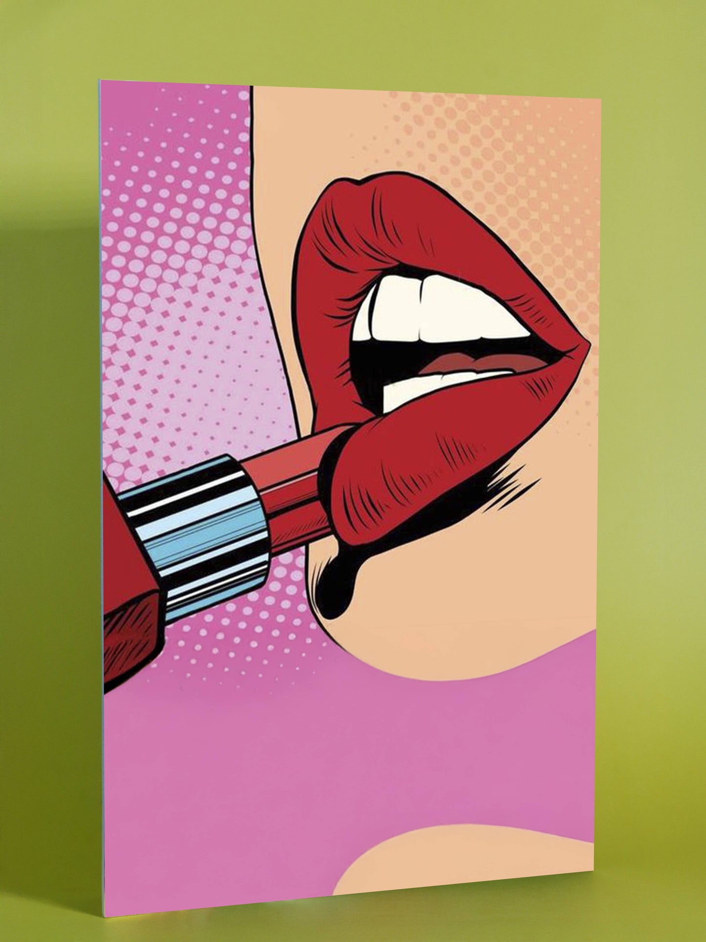 Pop Art Red Lipstick