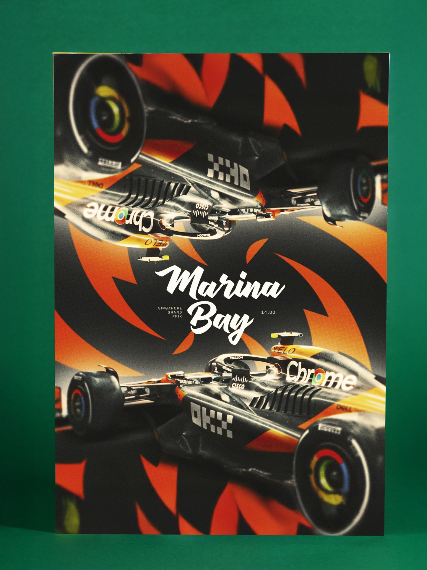 Marina Bay Singapore Grand Prix McLaren Poster