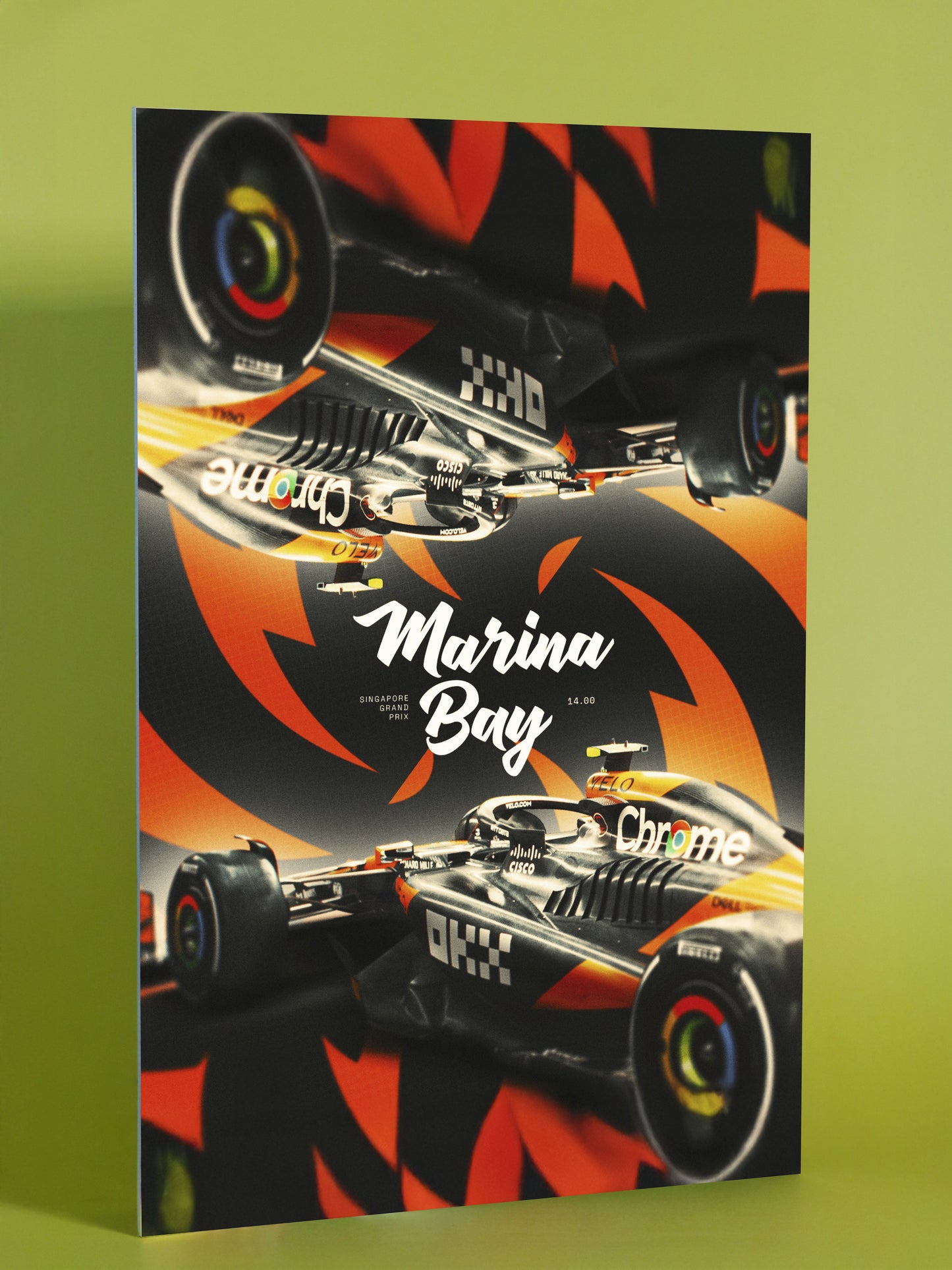 Marina Bay Singapore Grand Prix McLaren Poster