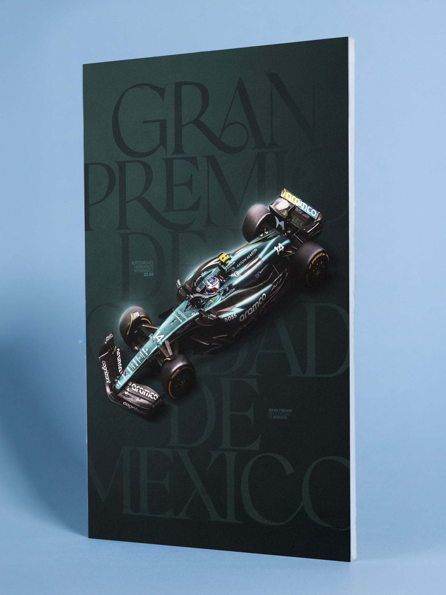 Aston Martin Formula 1 Grand Prix de Mexico Poster