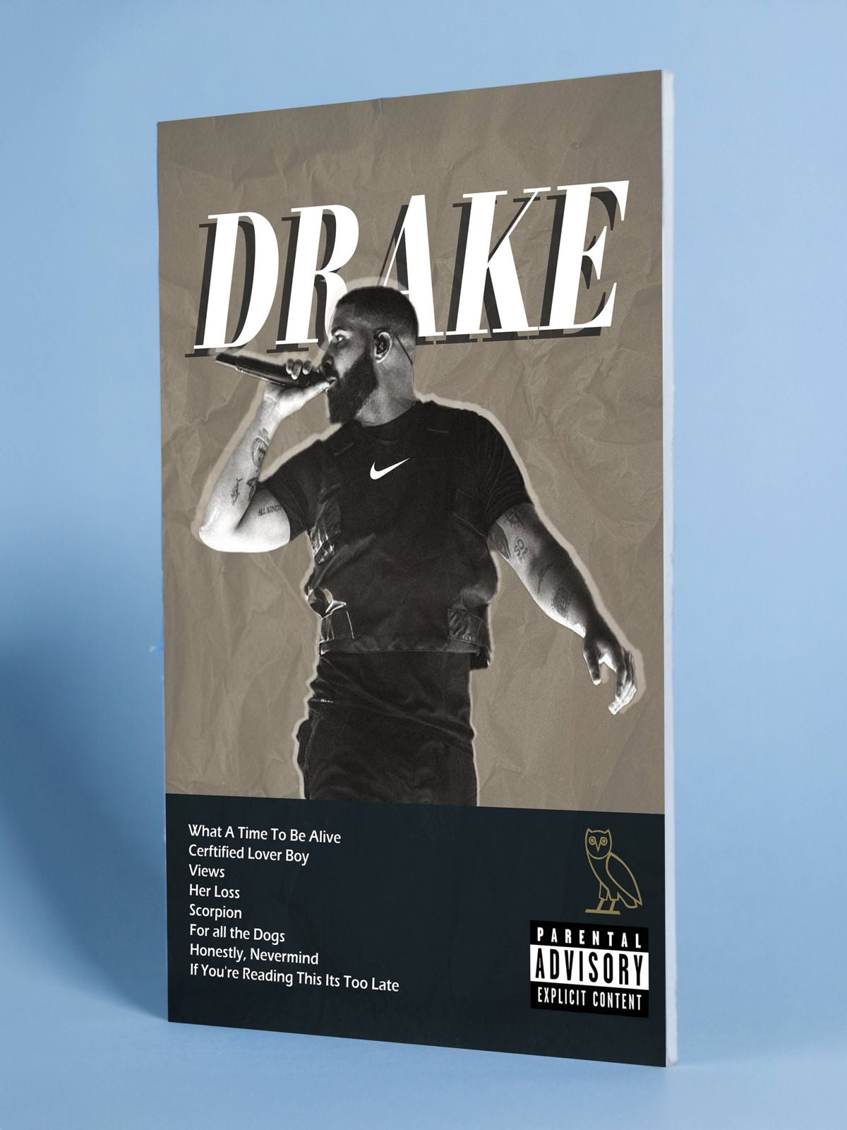 Drake Iconic Album Collection Poster