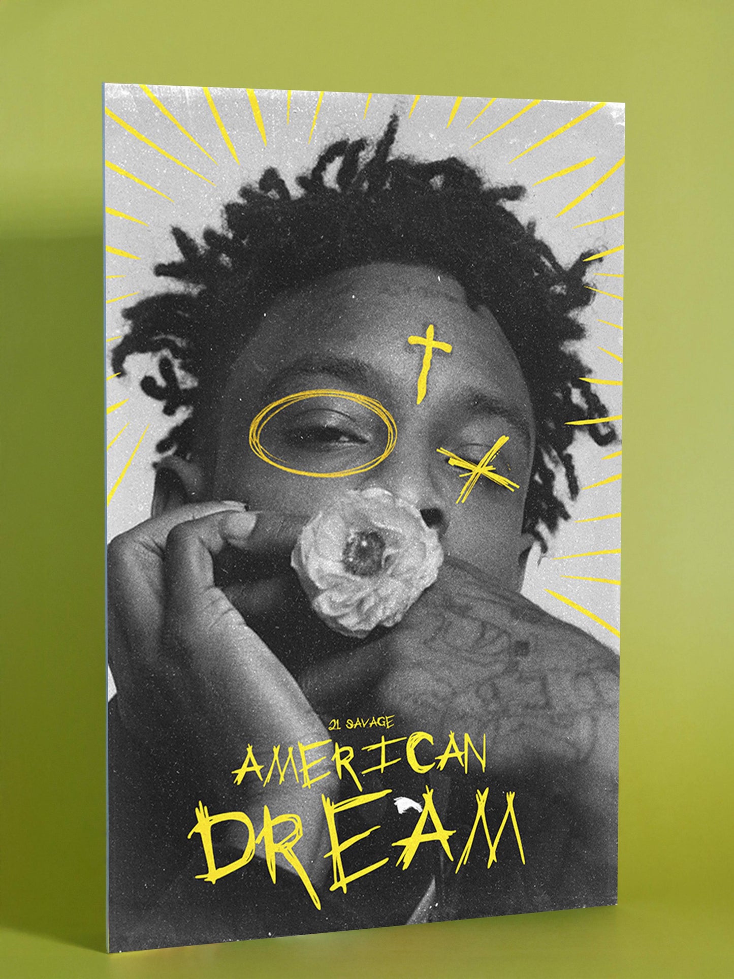 American Dream Graffiti Art Poster