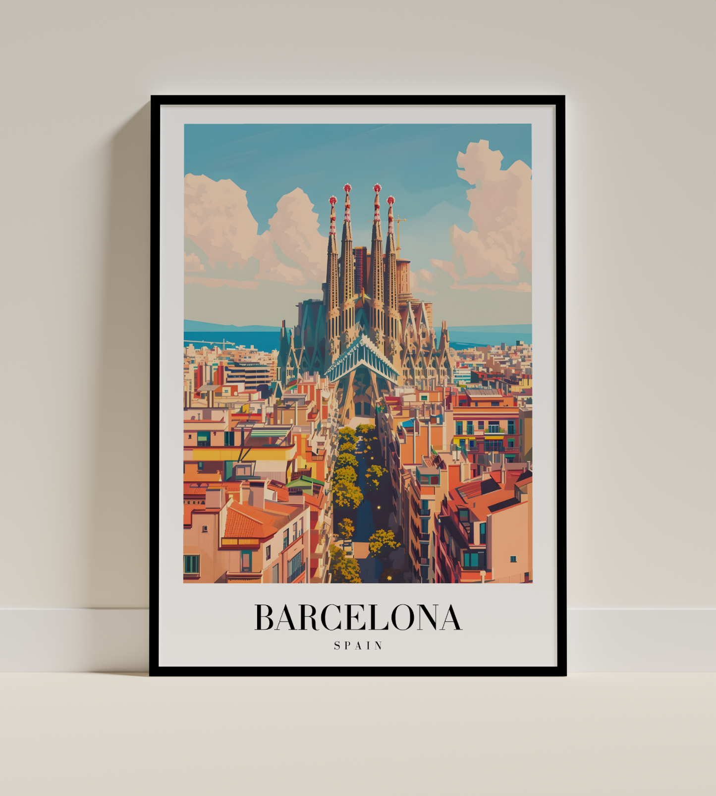 Barcelona Sagrada Familia Poster