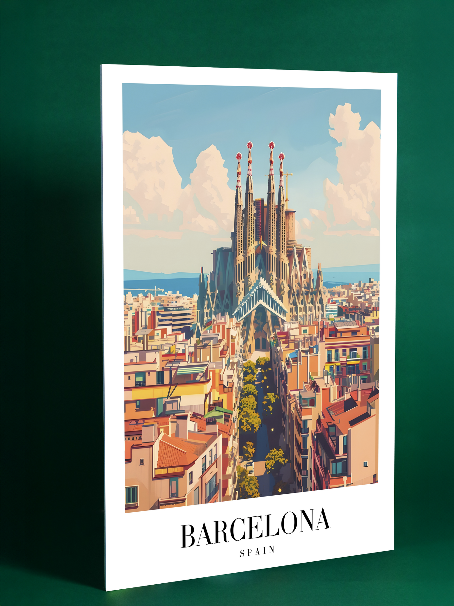 Barcelona Sagrada Familia Poster