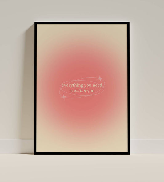 Inner Strength Motivational Poster