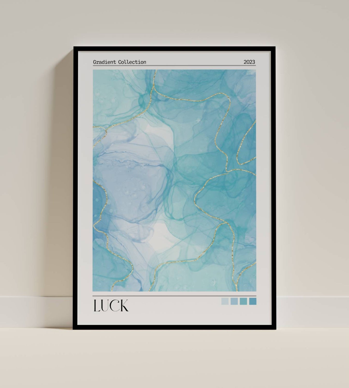 LUCK Gradient Collection Poster