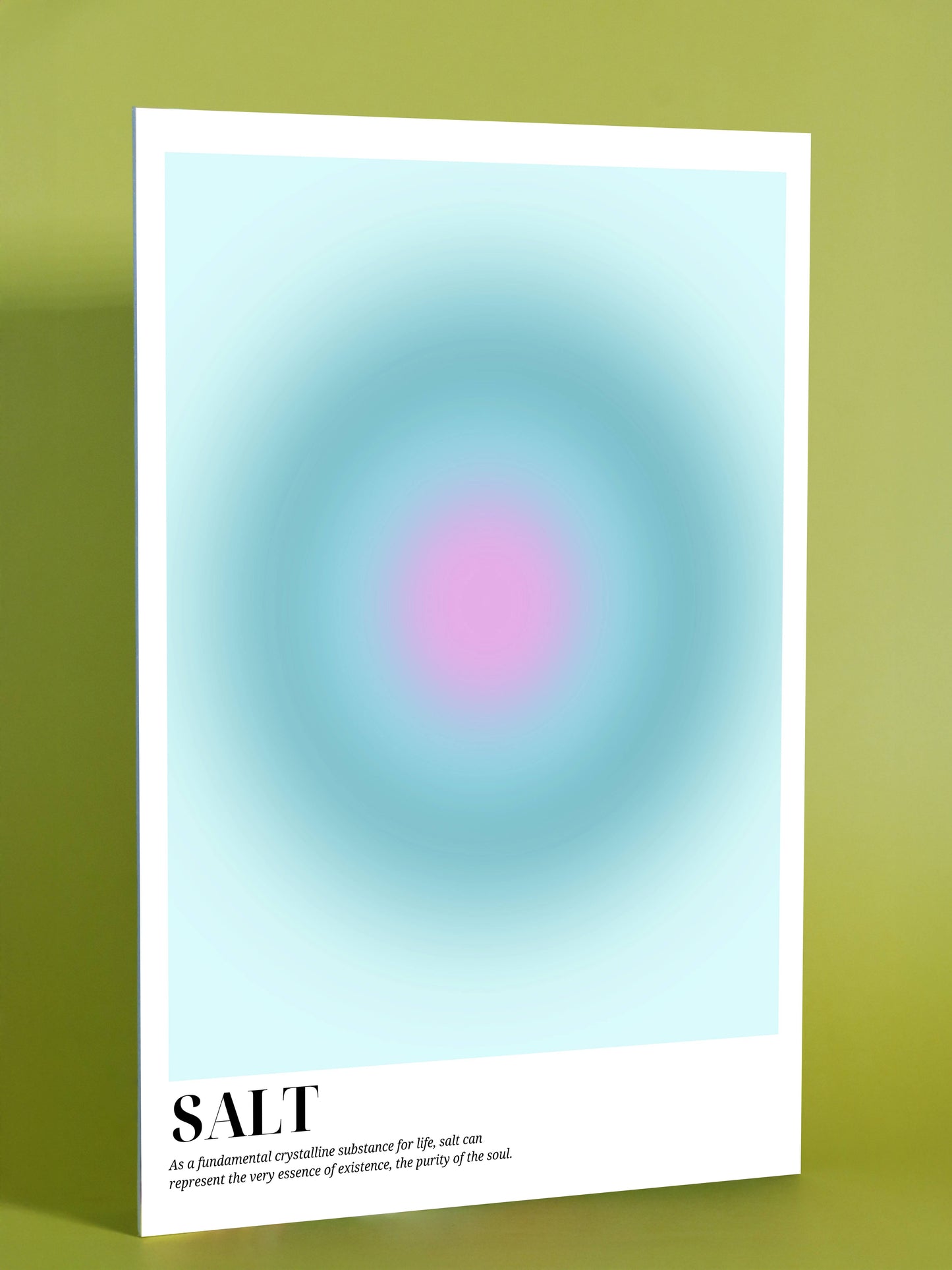 SALT Minimalist Abstract Poster – Essence & Purity