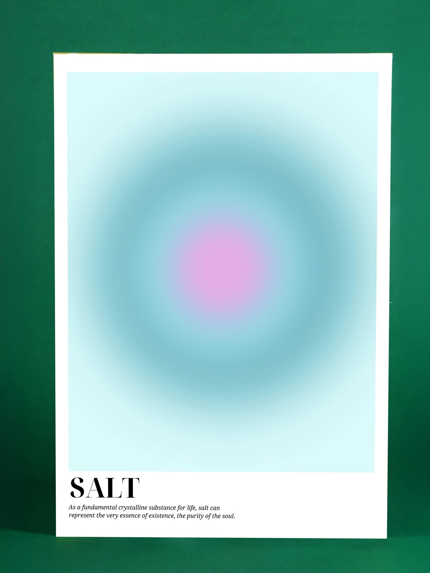 SALT Minimalist Abstract Poster – Essence & Purity