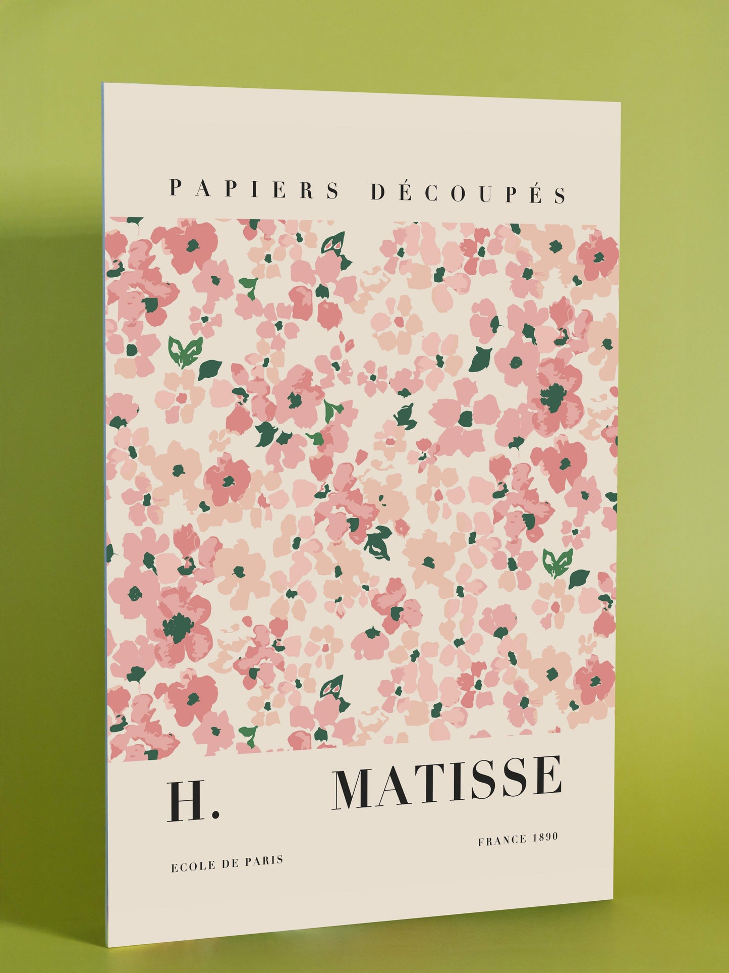 Papier Découpés Floral Art Poster – Inspired by H. Matisse