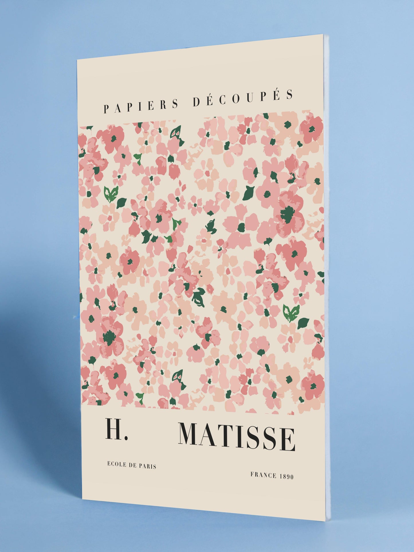 Papier Découpés Floral Art Poster – Inspired by H. Matisse